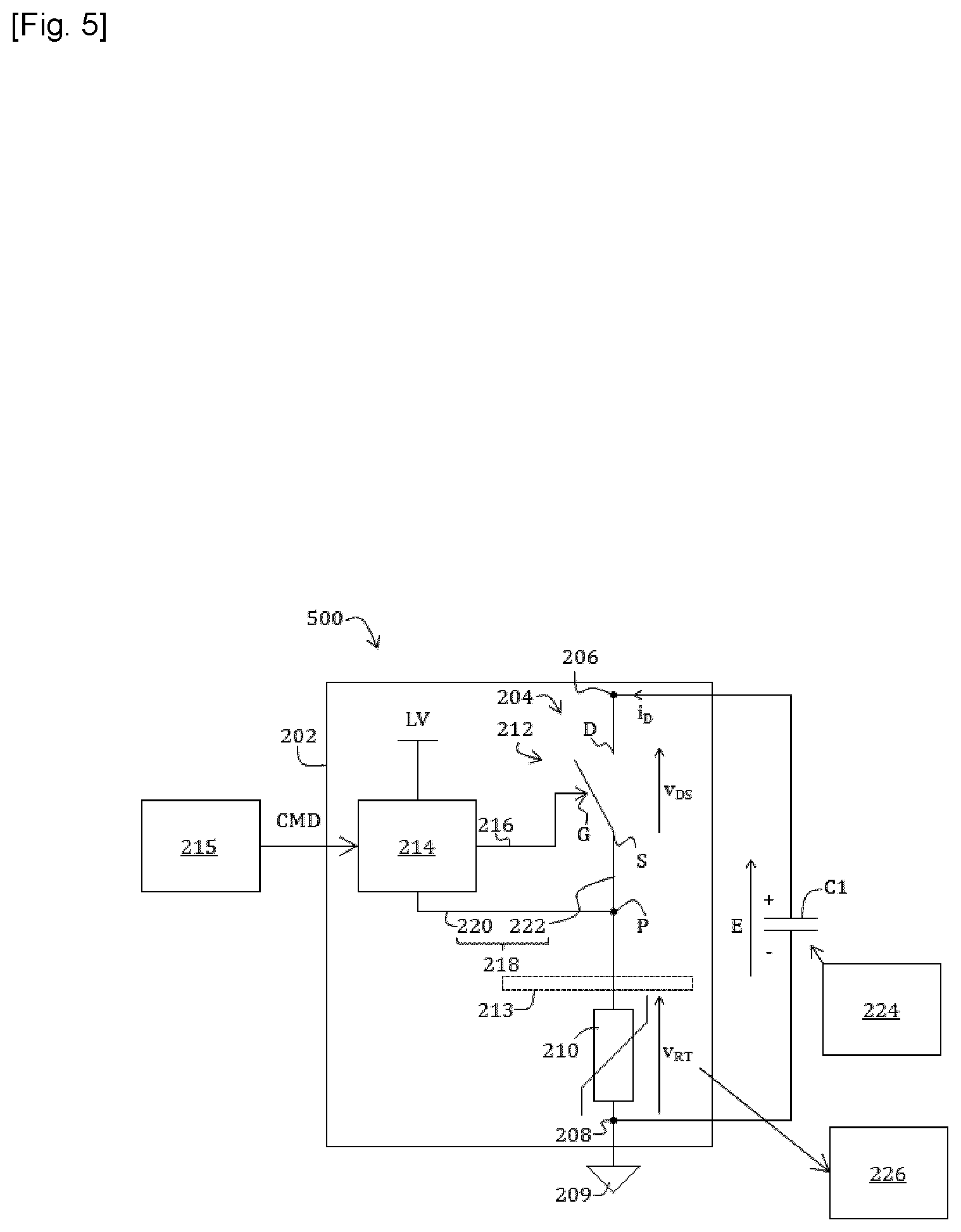 Patent US12325311 Figure 5 – Active discharge device and method