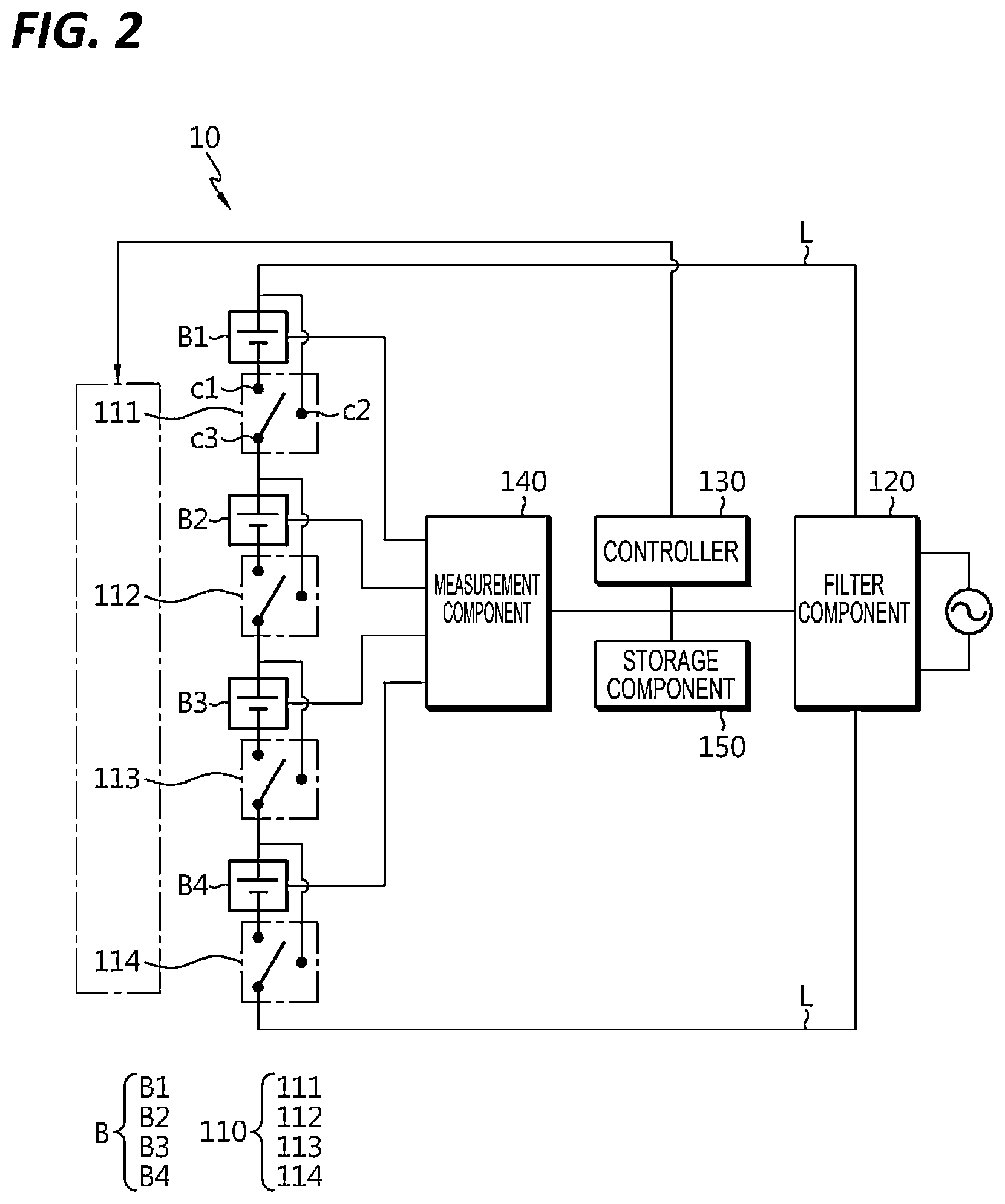 Patent US12325313 Figure 2 – Apparatus for outputting alternating current power source
