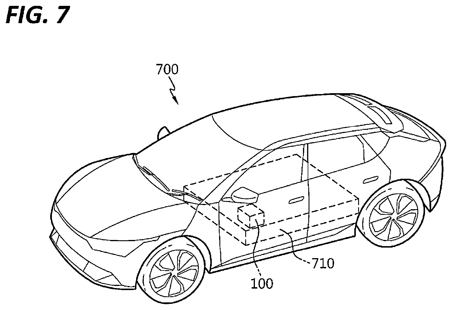 Patent US12325313 Figure 7 – Apparatus for outputting alternating current power source