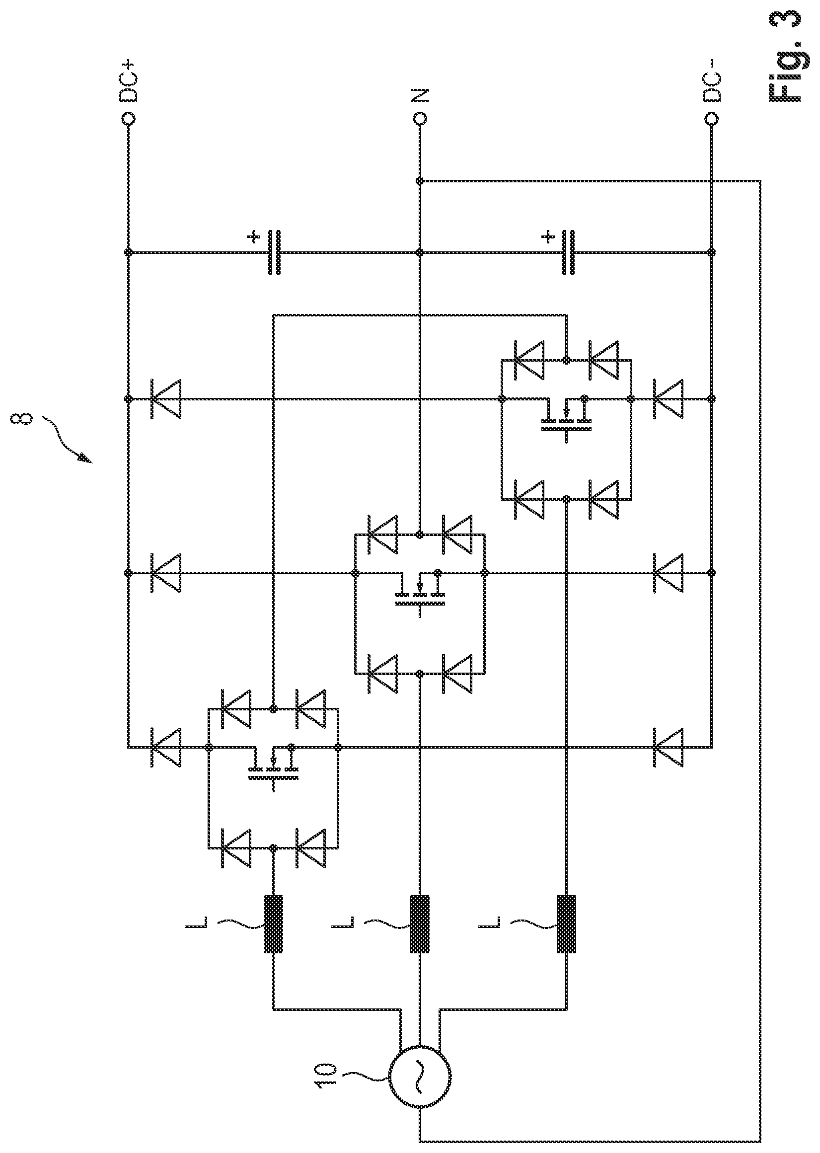 Patent US12325315 Figure 3 – Traction network for a motor vehicle
