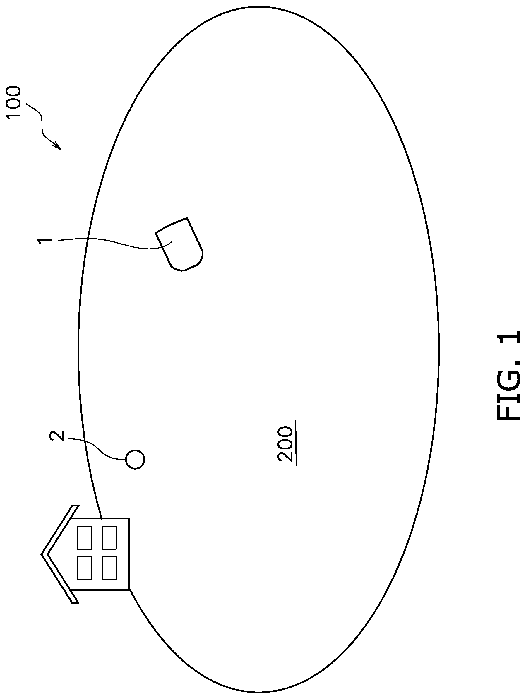 Patent US12325317 Figure 1 – Autonomous work system and autonomous work machine