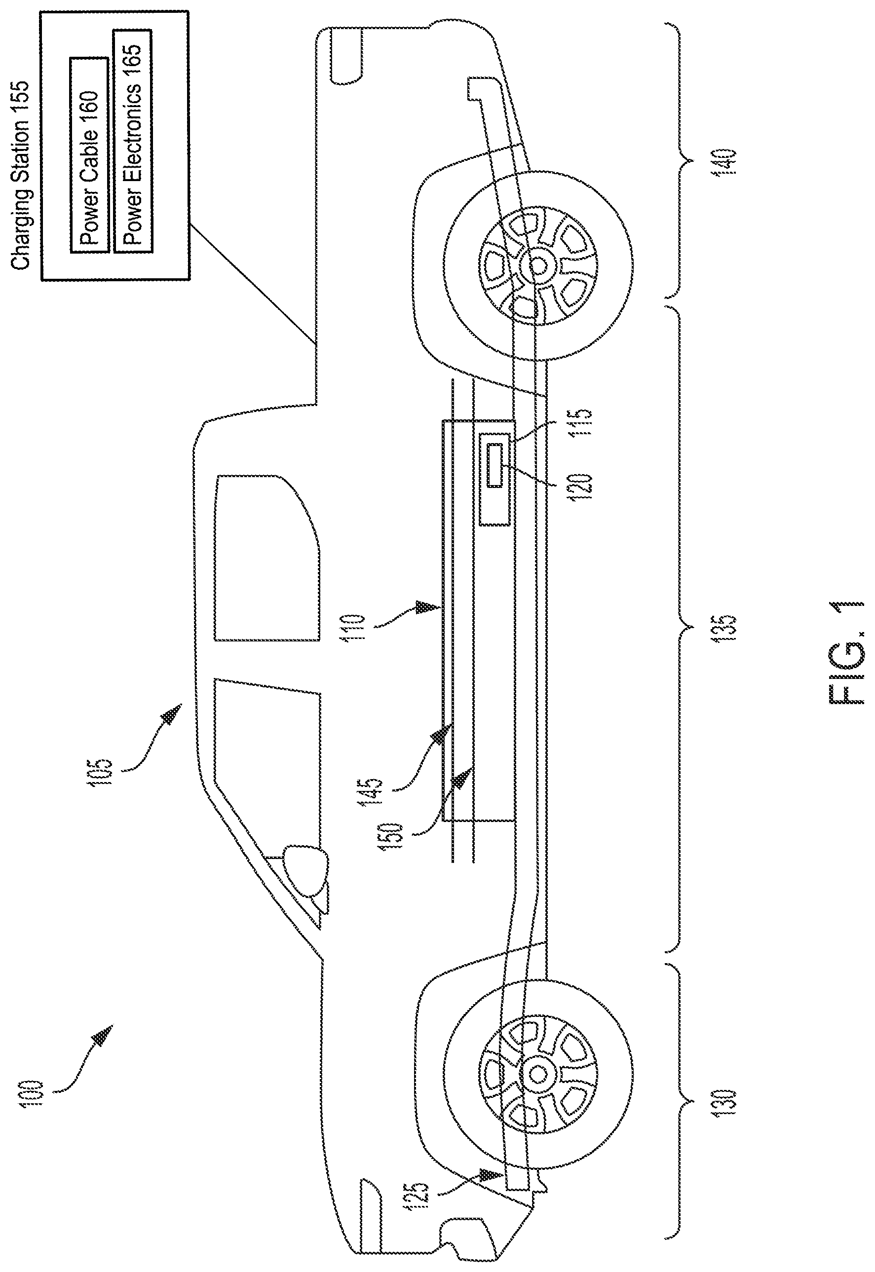 Patent US12325324 Figure 1 – Direct current fast charging cooling control