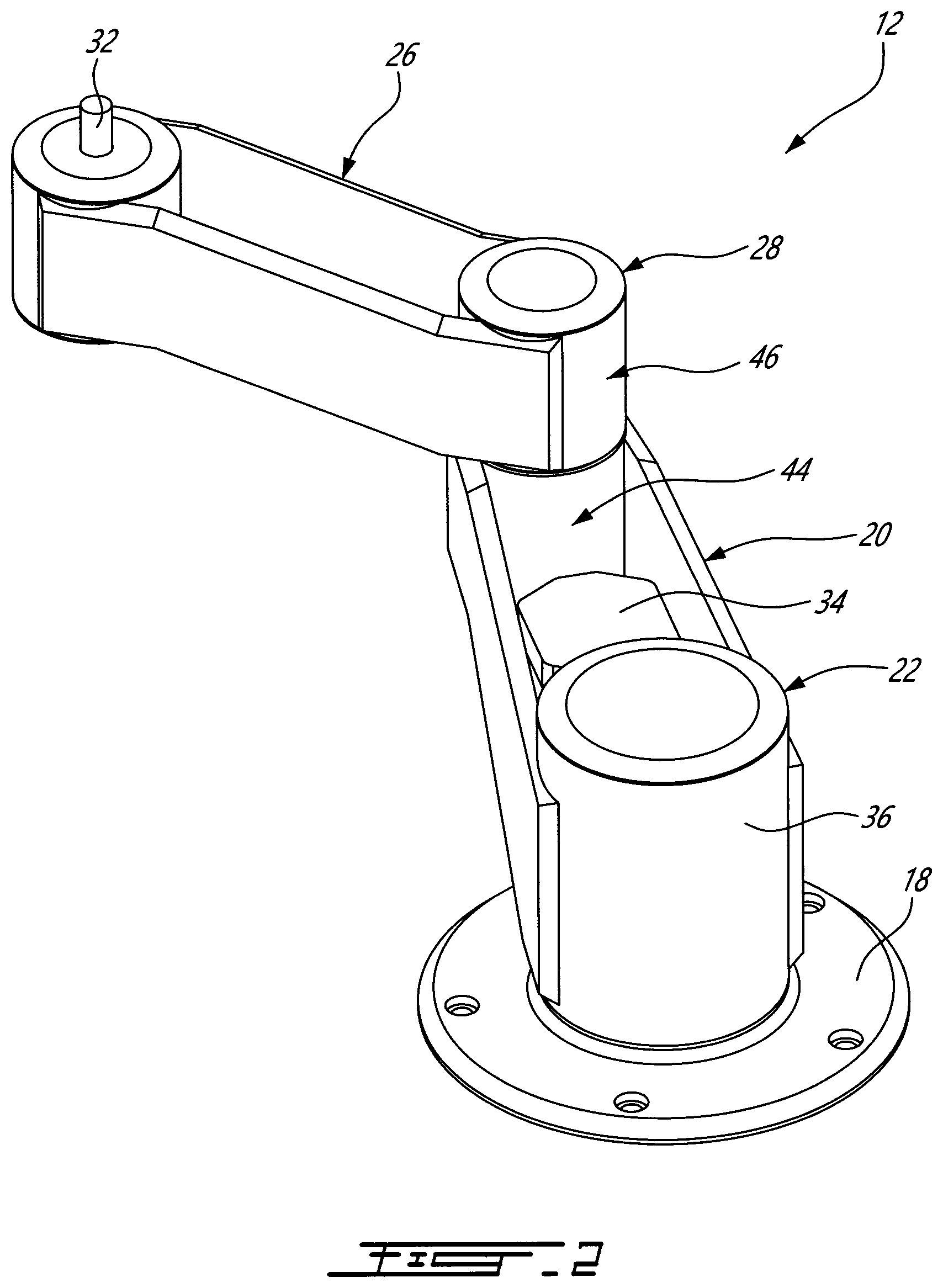 Patent US12325333 Figure 2 – Multi-pivot seat base assembly