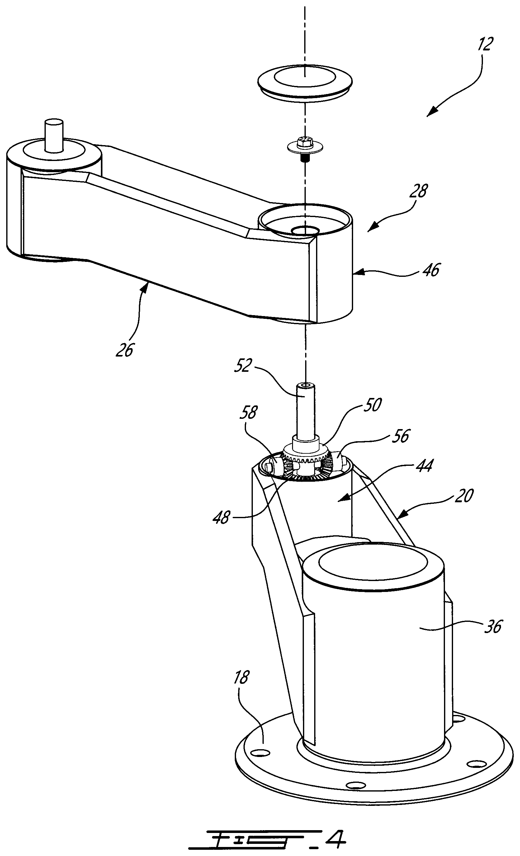Patent US12325333 Figure 4 – Multi-pivot seat base assembly