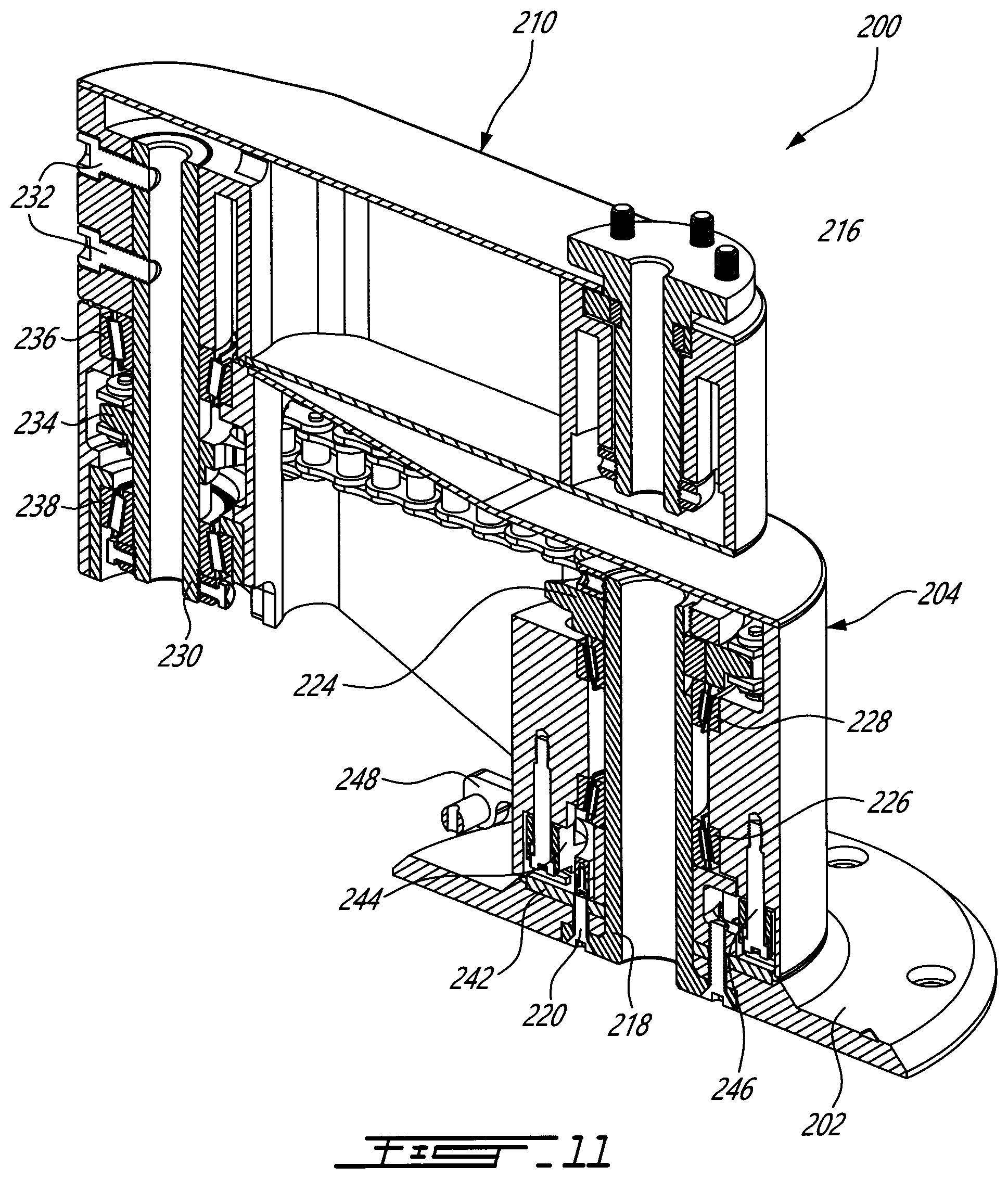 Patent US12325333 Figure 11 – Multi-pivot seat base assembly