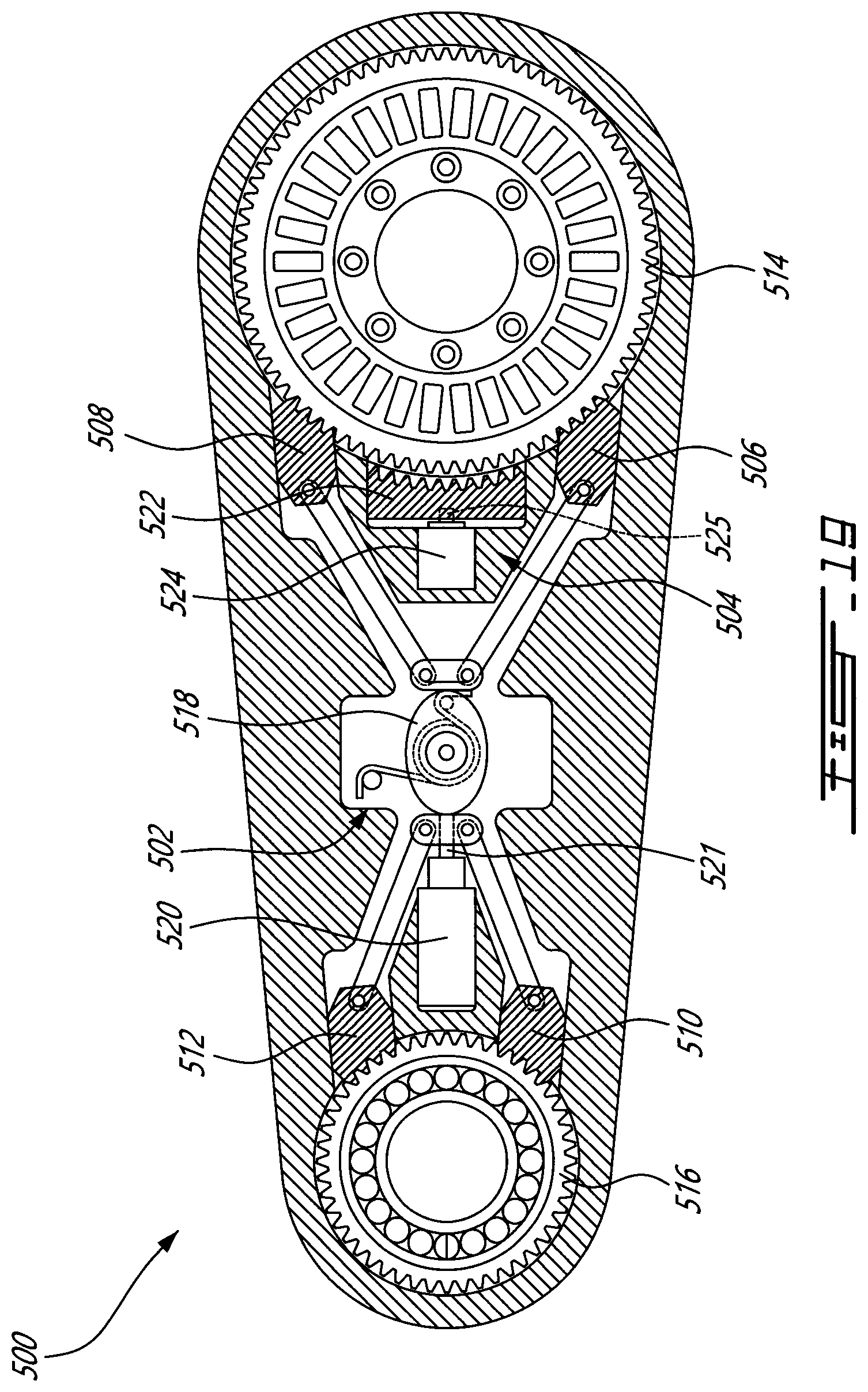Patent US12325333 Figure 19 – Multi-pivot seat base assembly