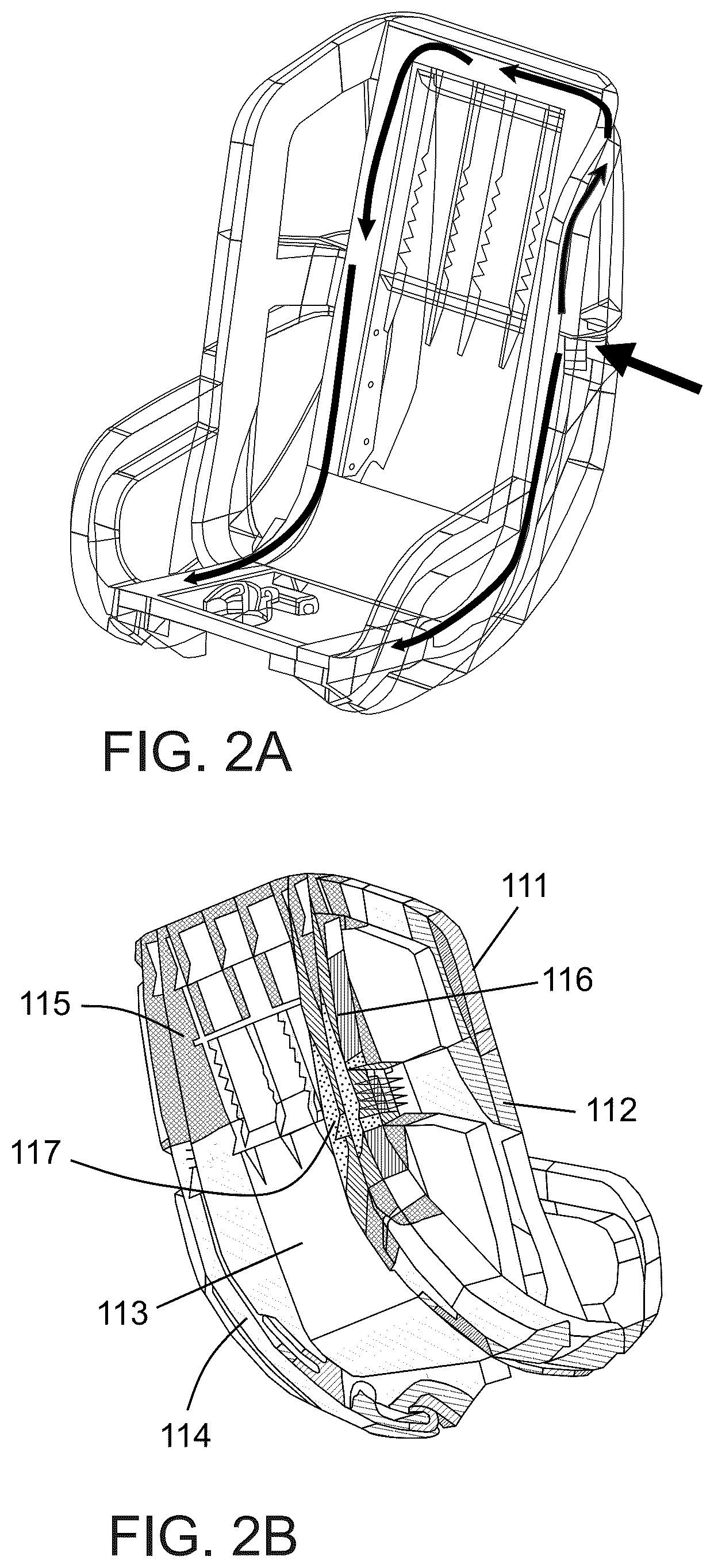 Patent US12325335 Figure 2 – Safety seat protecting from side impact