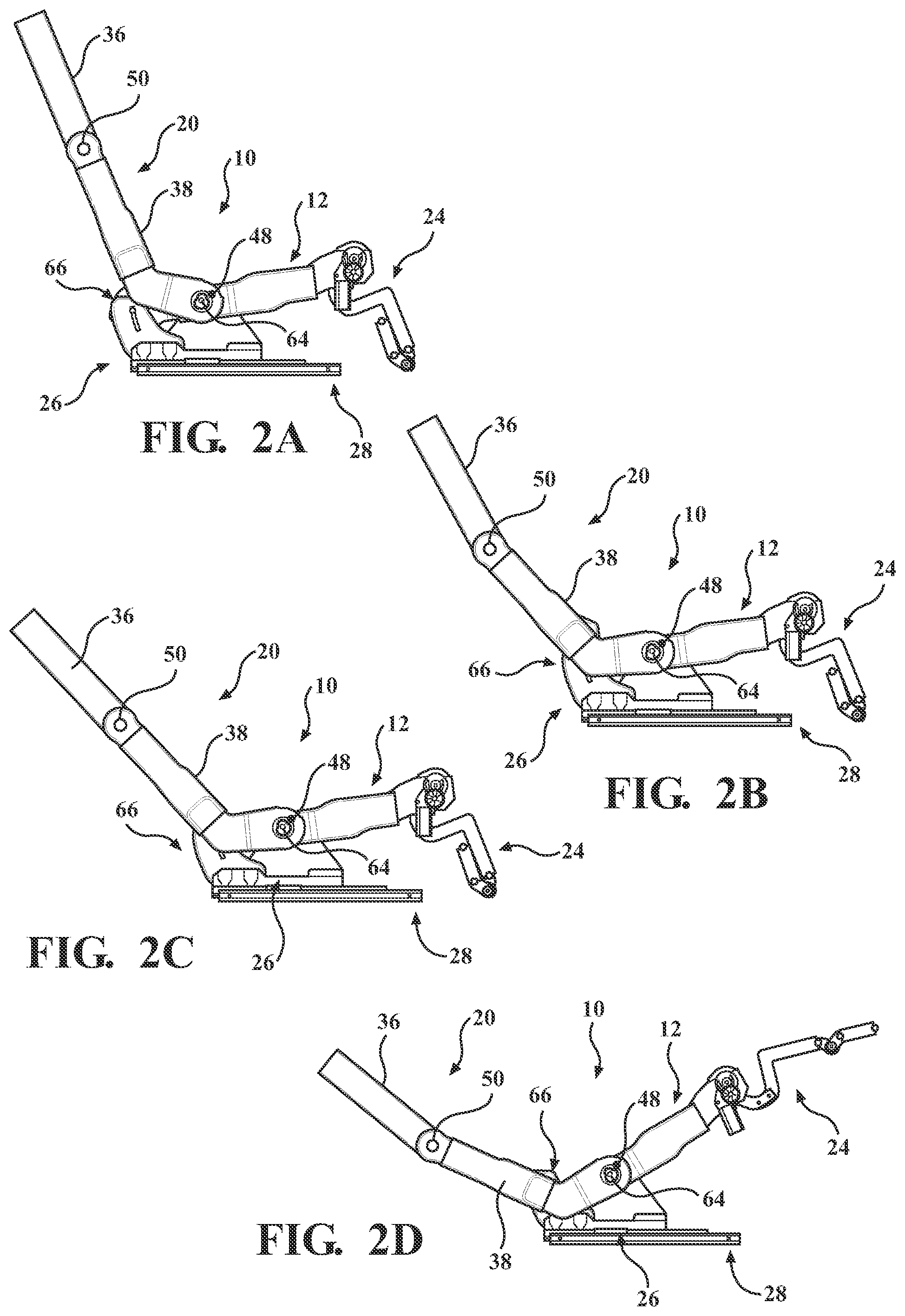 Patent US12325336 Figure 2 – Seat assembly with zero-gravity position