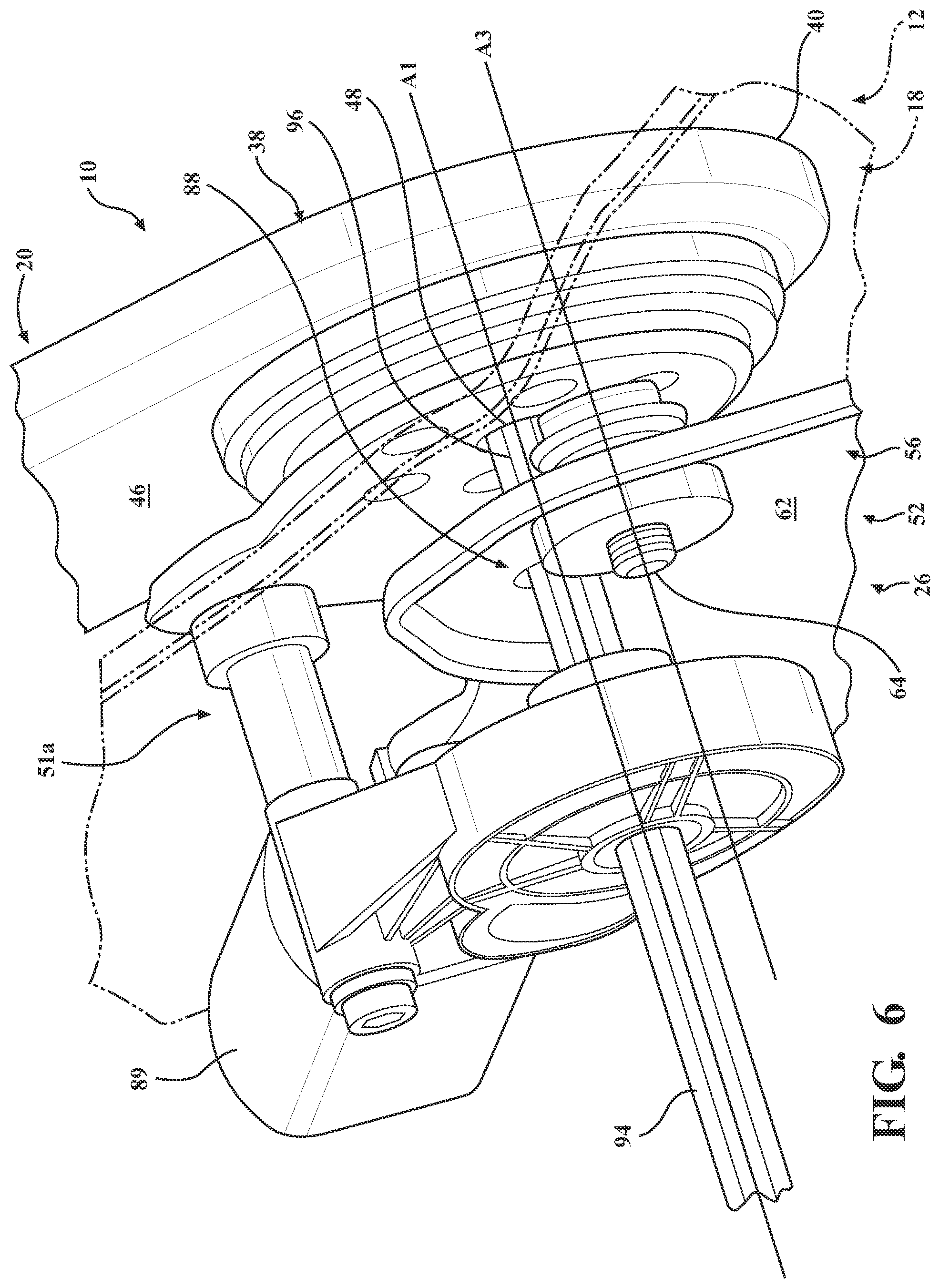 Patent US12325336 Figure 6 – Seat assembly with zero-gravity position