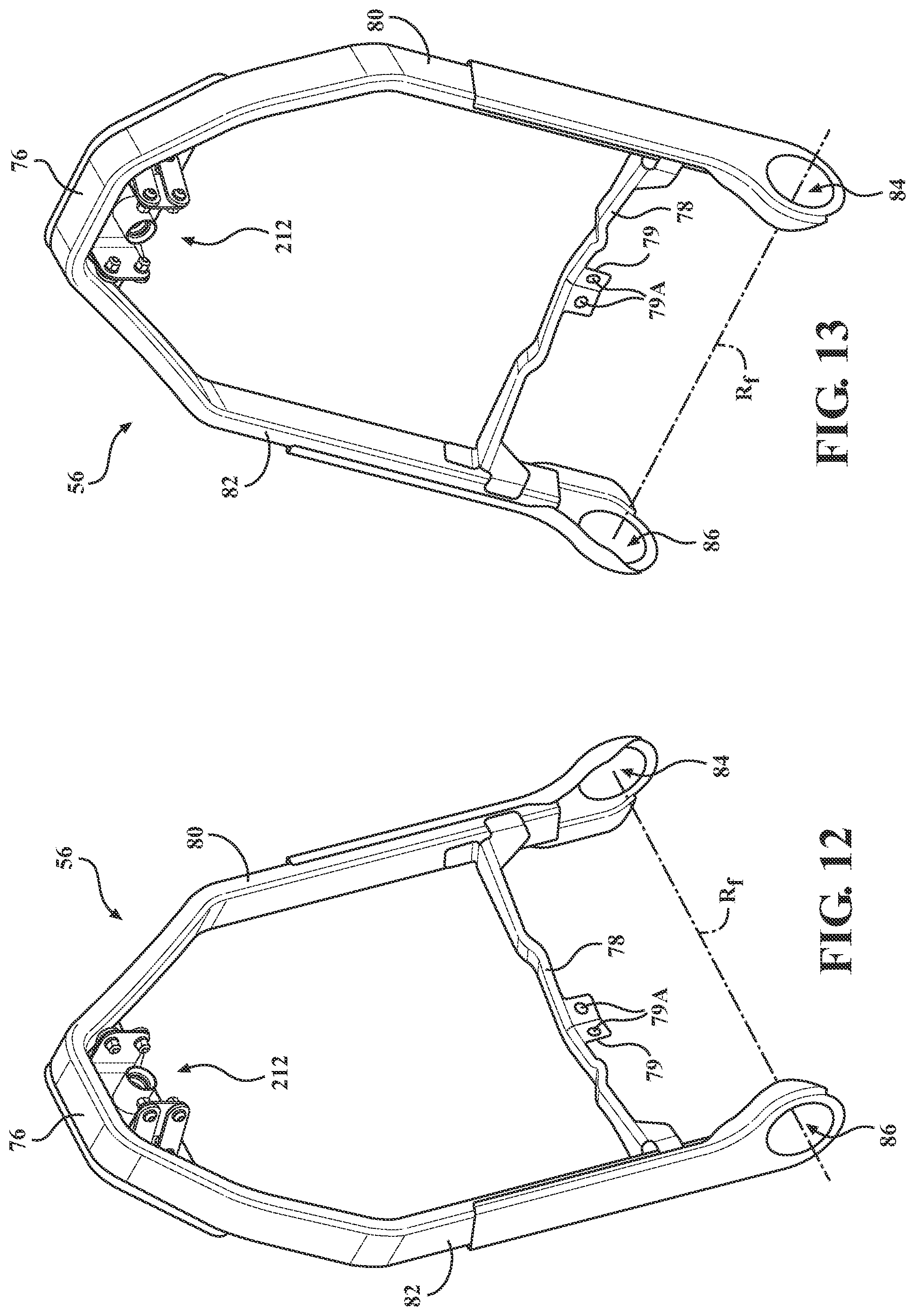 Patent US12325341 Figure 11 – Seat assemblies having fixed frames and movable seat cushions and movable seat backs with power lumbar mechanisms, tilt mechanisms, and heating/cooling mechanisms