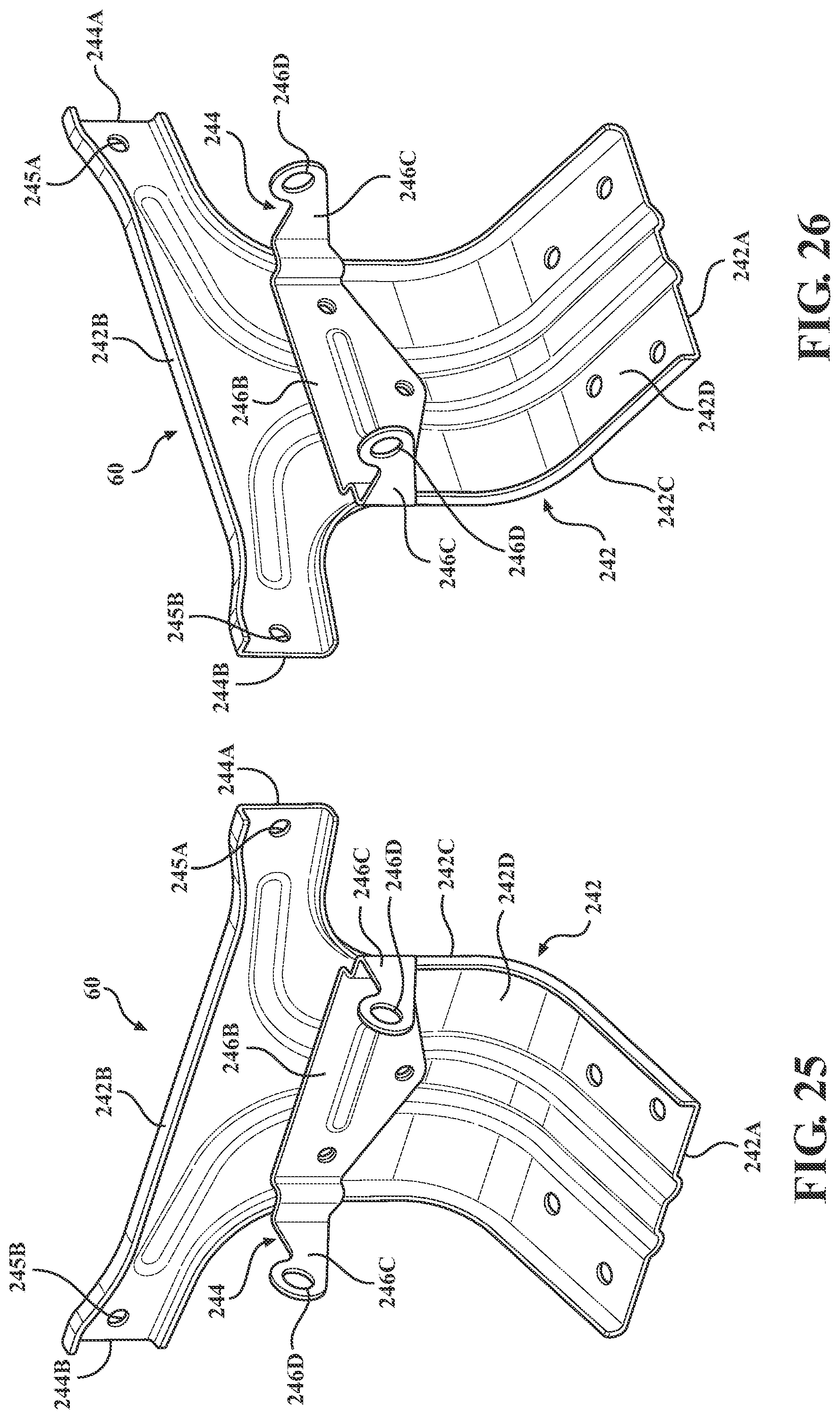 Patent US12325341 Figure 19 – Seat assemblies having fixed frames and movable seat cushions and movable seat backs with power lumbar mechanisms, tilt mechanisms, and heating/cooling mechanisms