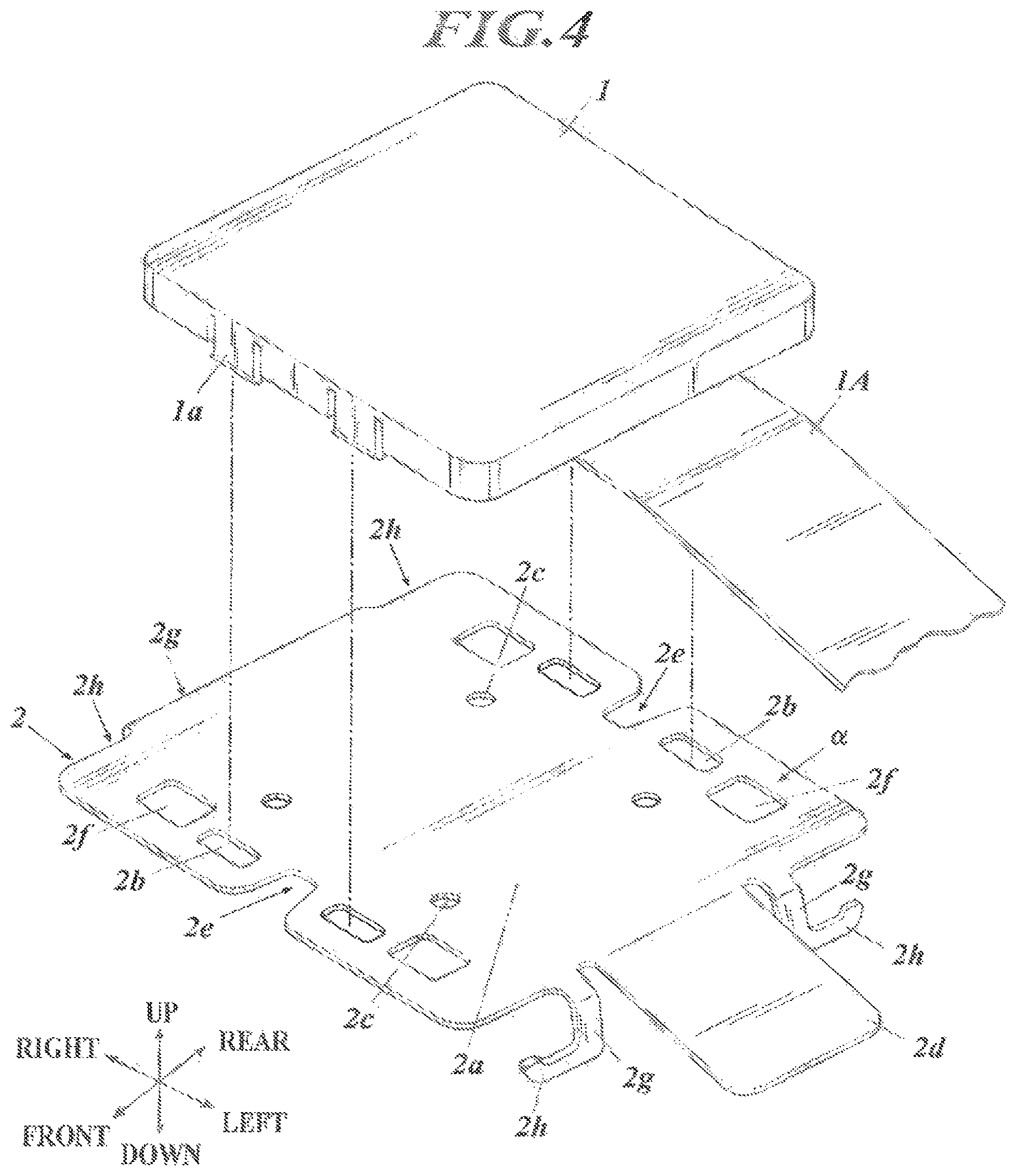 Patent US12325343 Figure 4 – Sensor disposition structure in seat