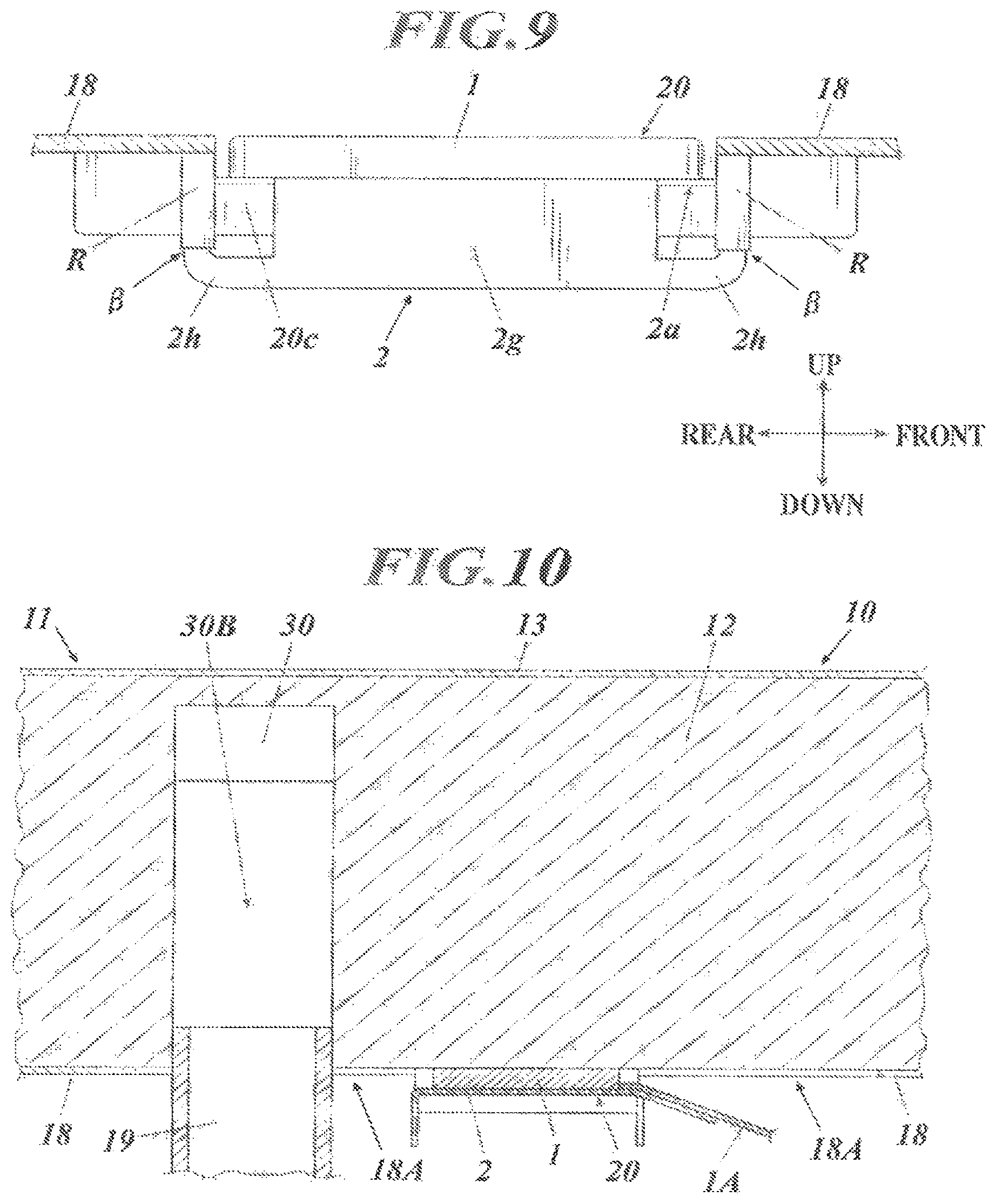Patent US12325343 Figure 7 – Sensor disposition structure in seat