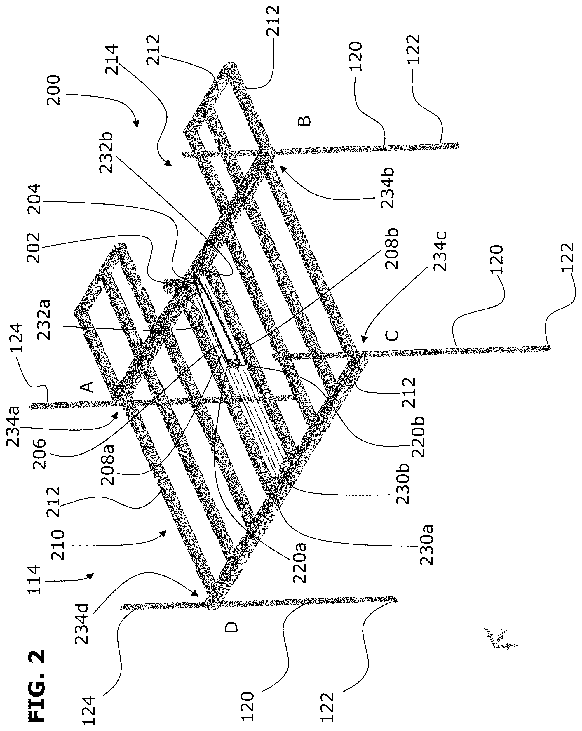 Patent US12325346 Figure 2 – Floor positioning system