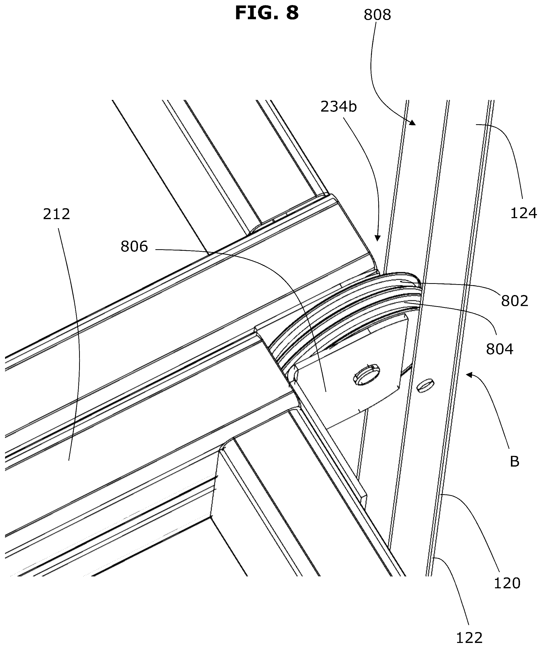 Patent US12325346 Figure 8 – Floor positioning system