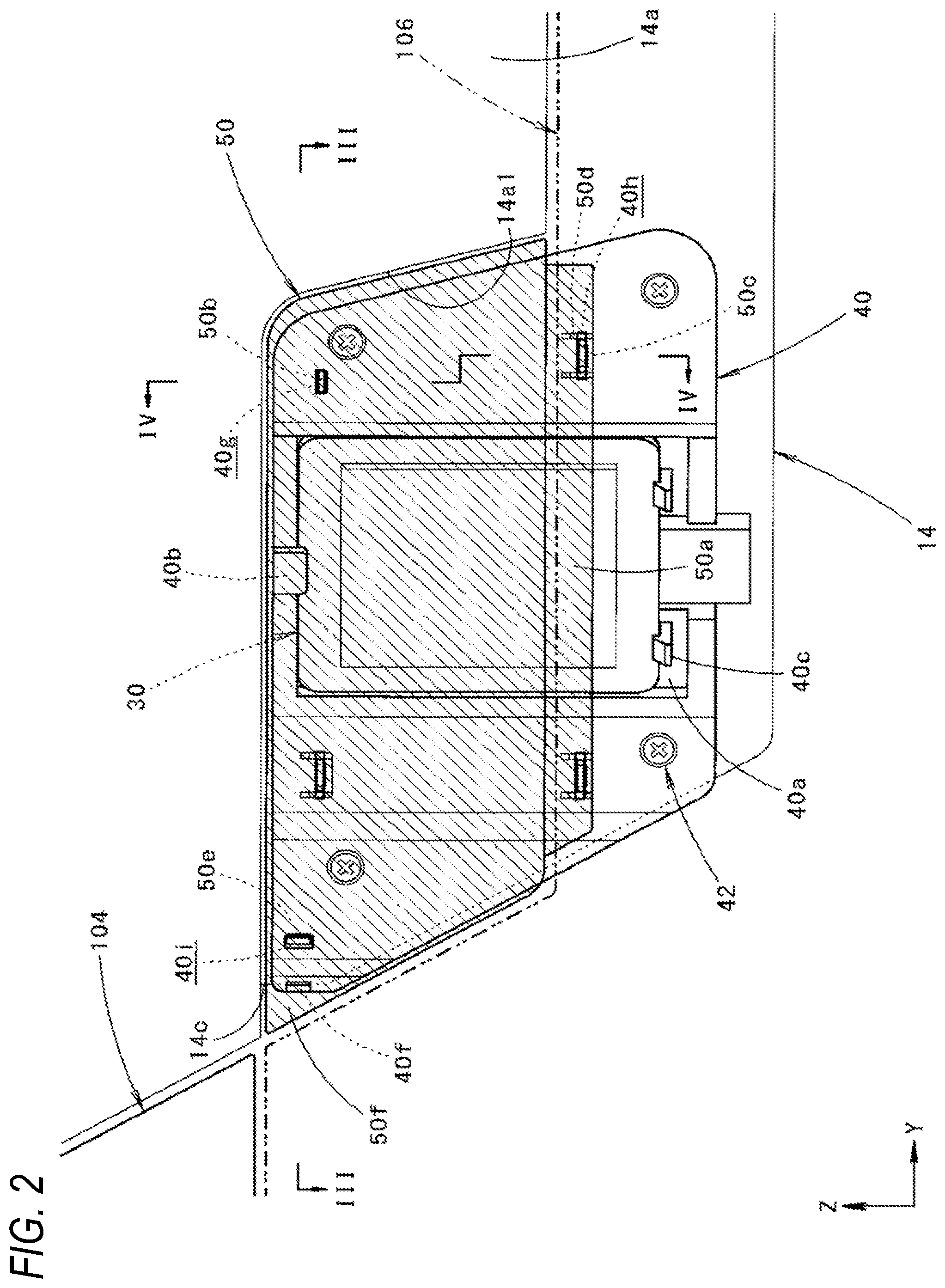 Patent US12325350 Figure 2 – Vehicular lamp