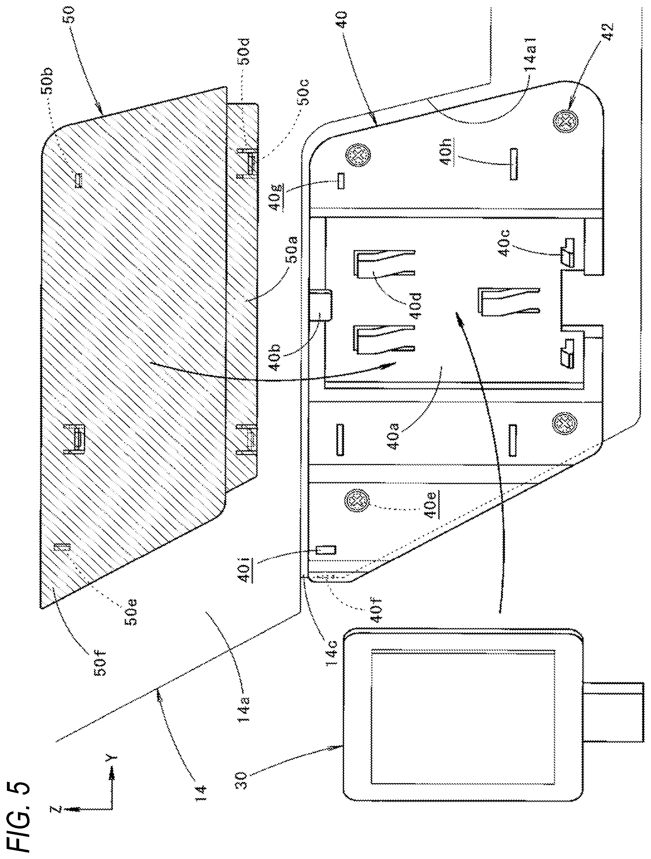 Patent US12325350 Figure 5 – Vehicular lamp