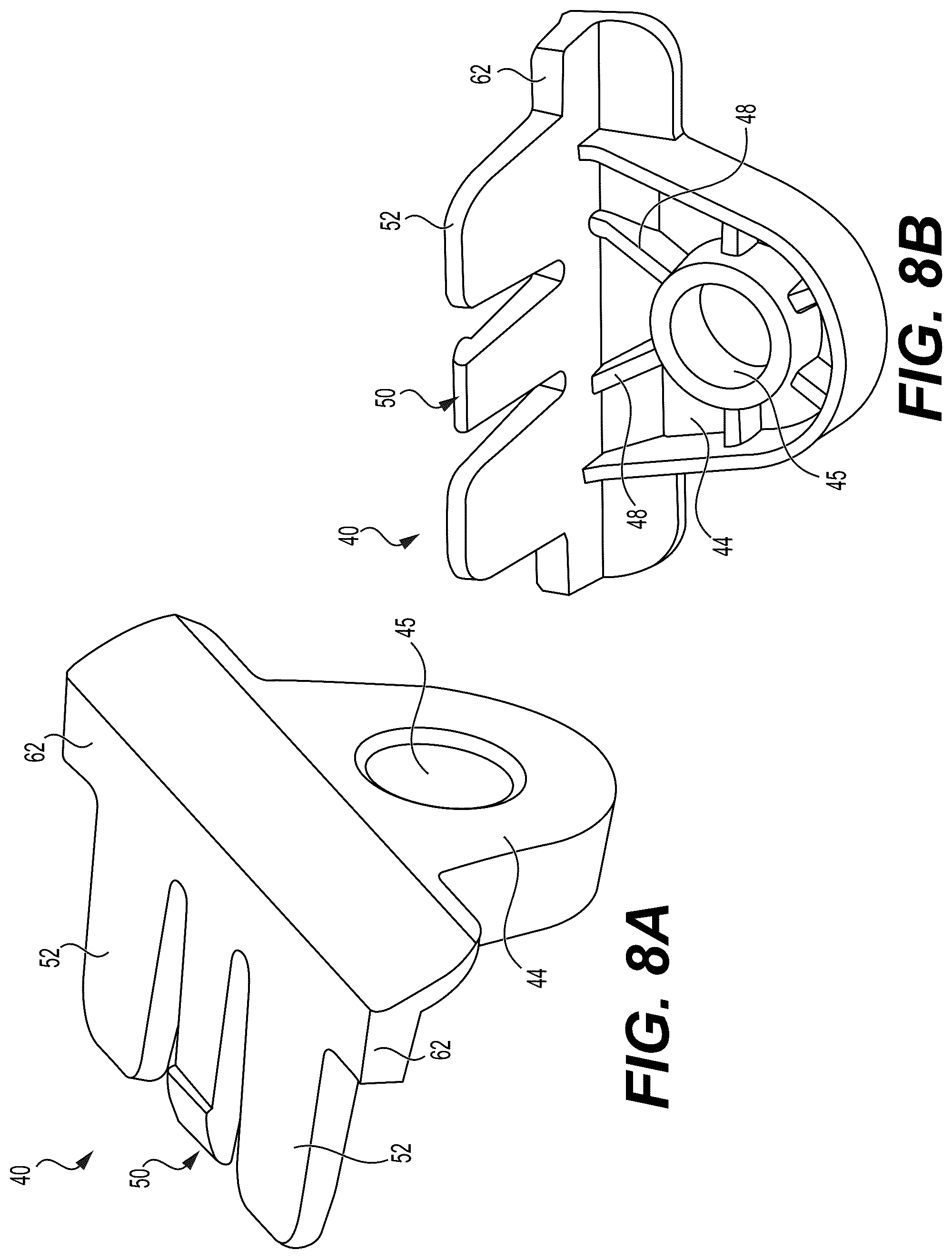 Patent US12325351 Figure 7 – Headlight assembly with releasable bracket for pedestrian protection (PedPro)