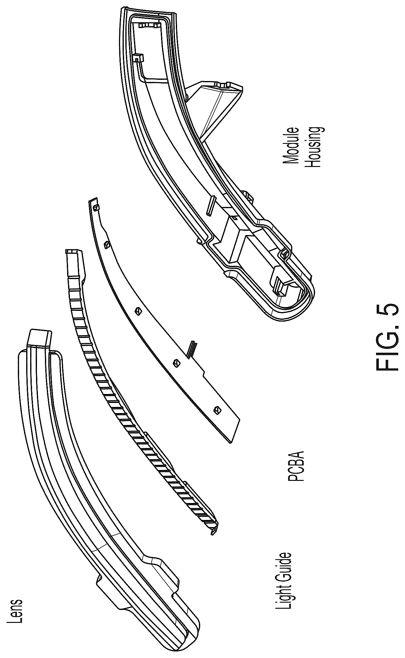 Patent US12325360 Figure 4 – Vehicle exterior rearview mirror system with light module