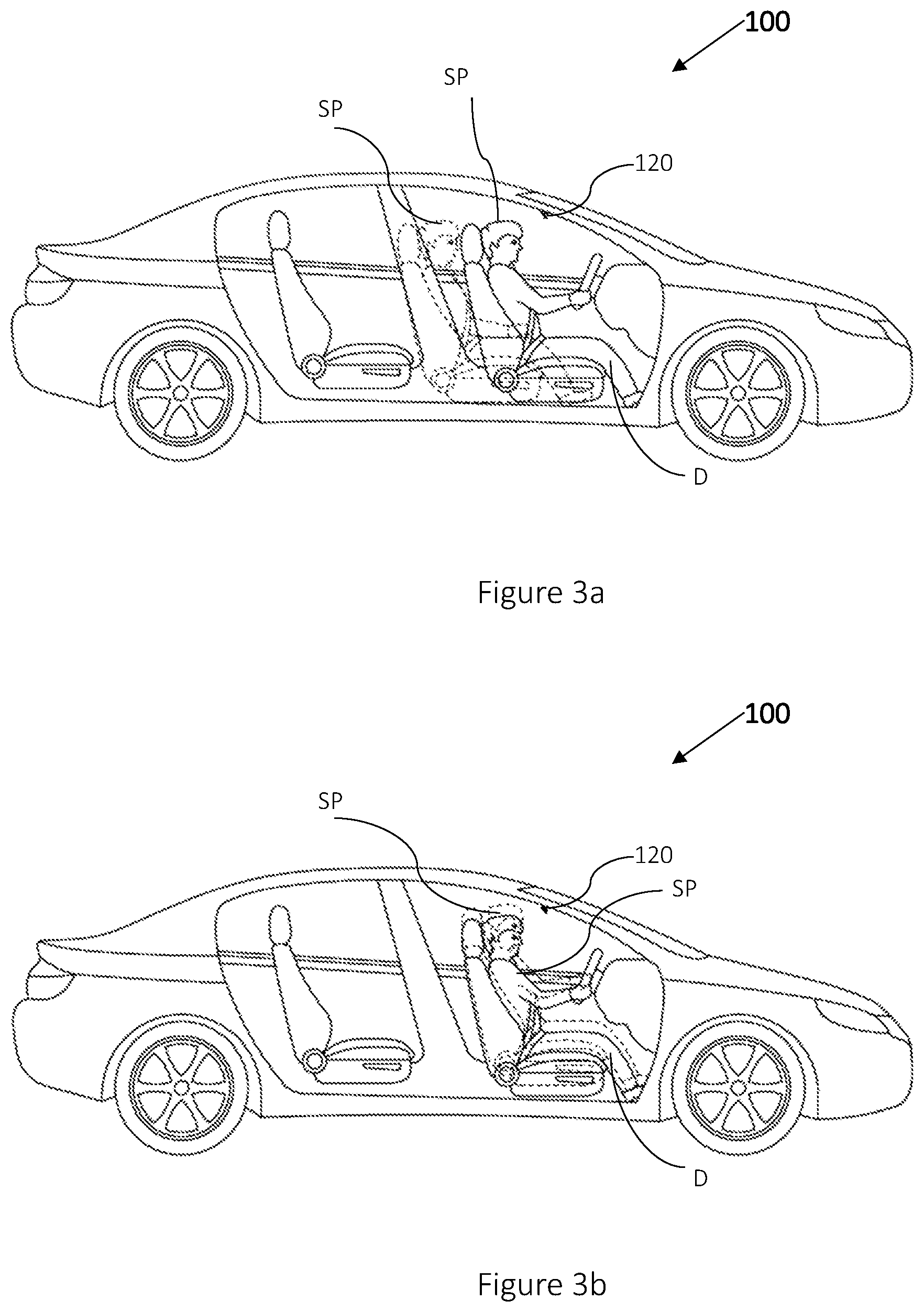 Patent US12325362 Figure 3 – Display system, vehicle and method