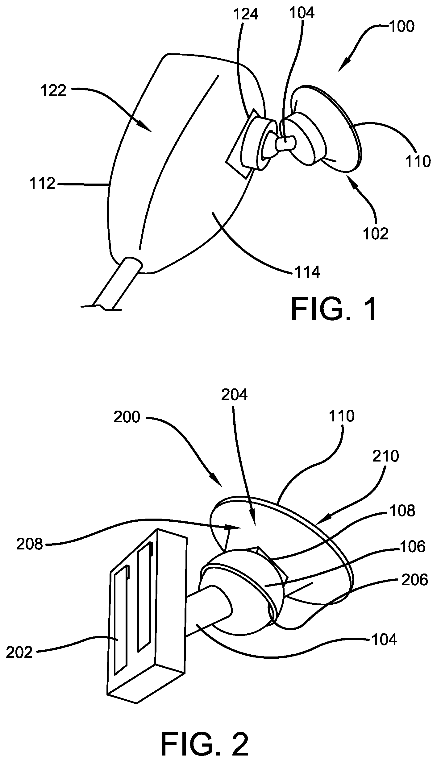 Patent US12325363 Figure 1 – Magnetic mic mount device