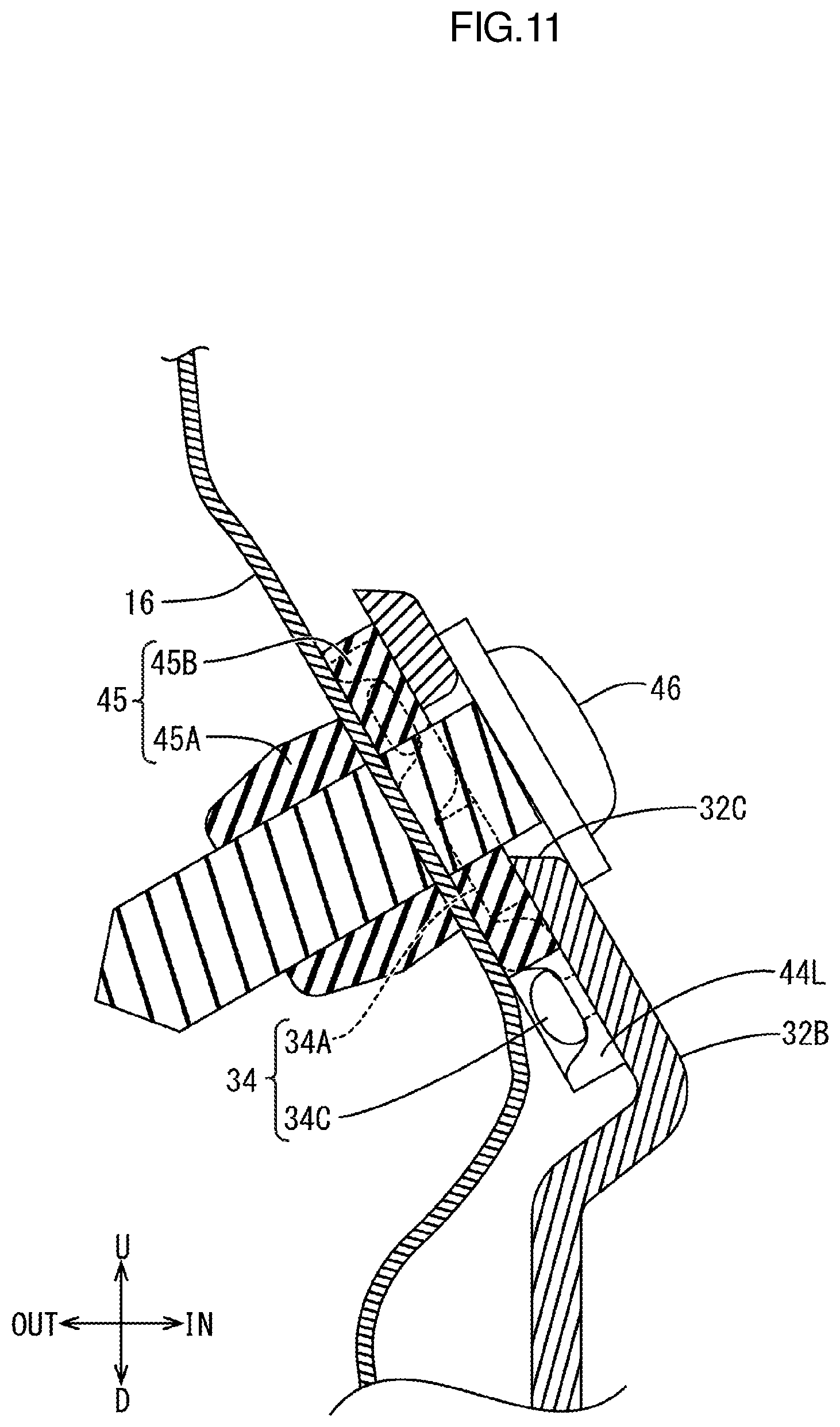 Patent US12325365 Figure 11 – Vehicular interior component