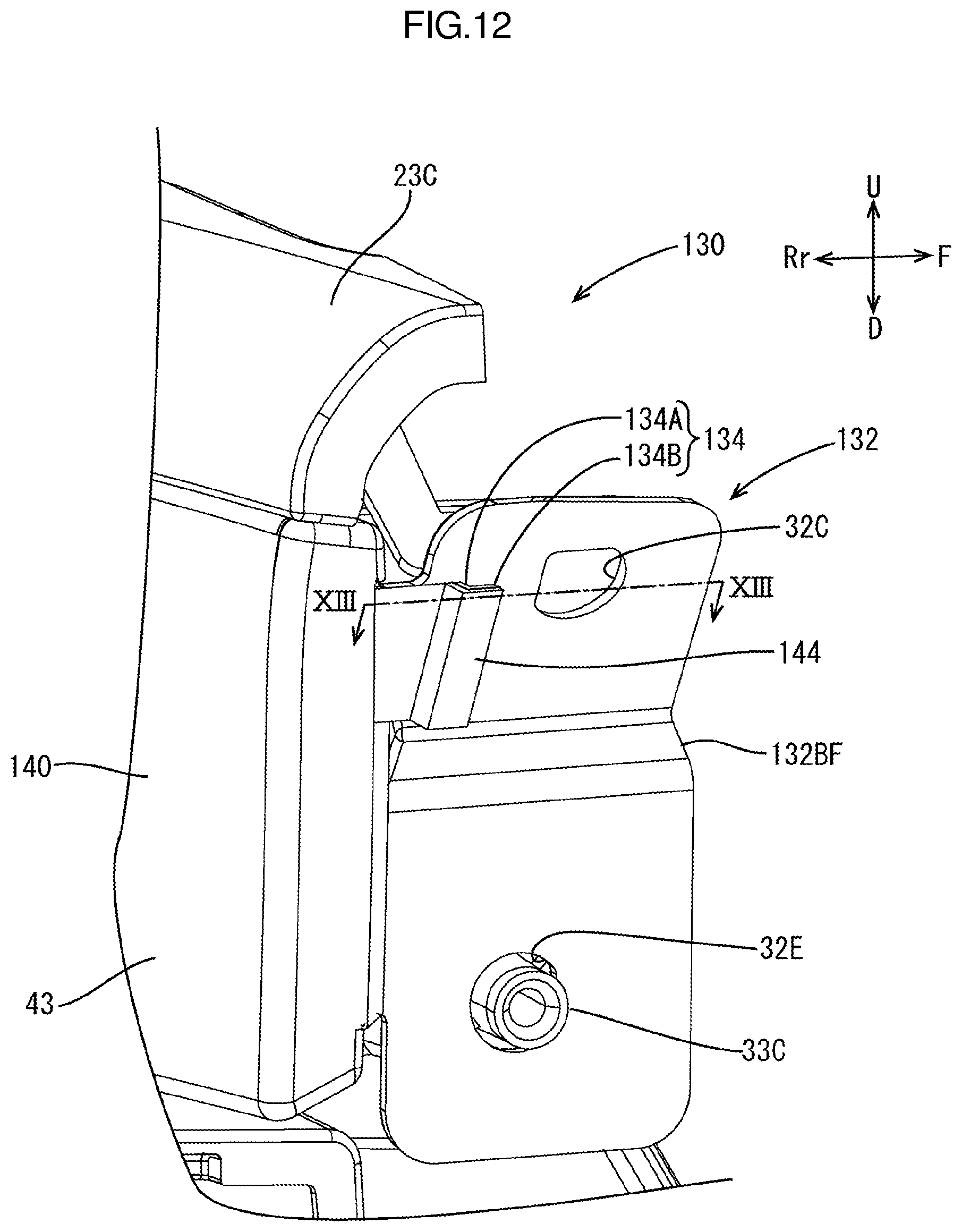 Patent US12325365 Figure 12 – Vehicular interior component