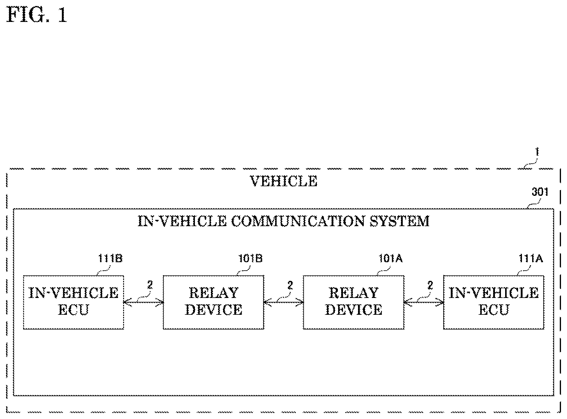 Patent US12325369 Figure 1 – In-vehicle management device and management method