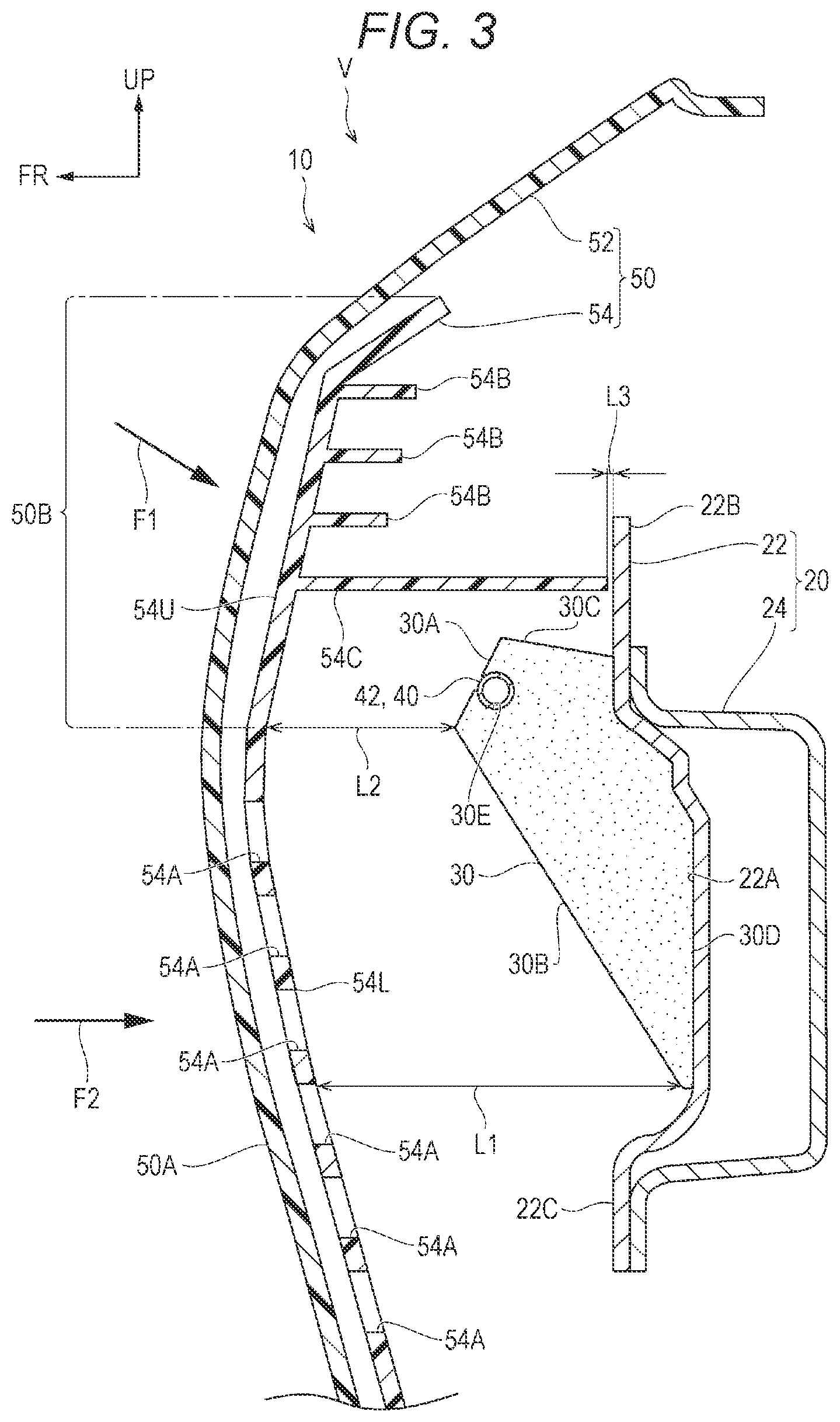 Patent US12325372 Figure 3 – Collision detection apparatus