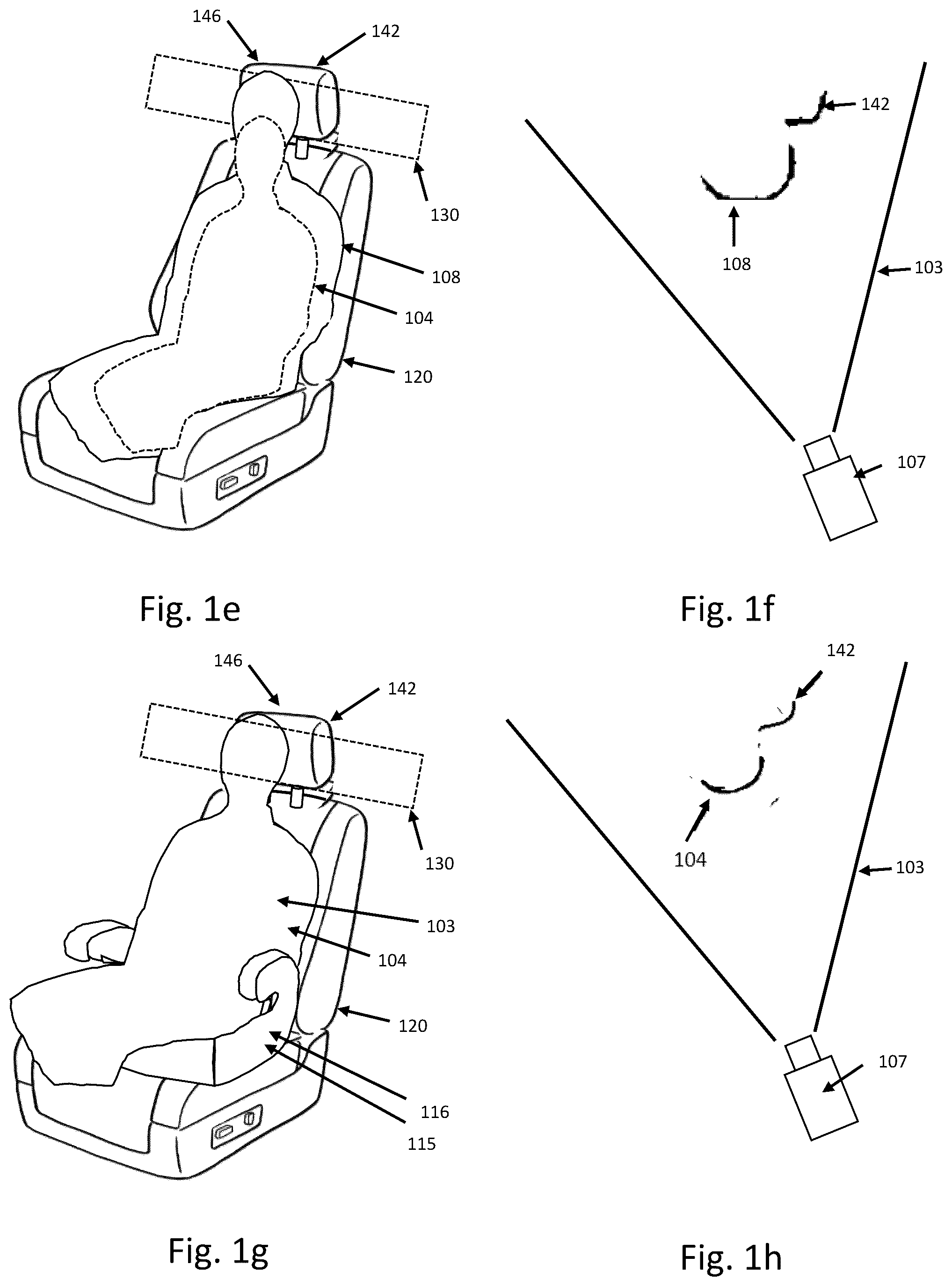 Patent US12325373 Figure 3 – Vision enhanced automatic occupant sensing for airbag deployment