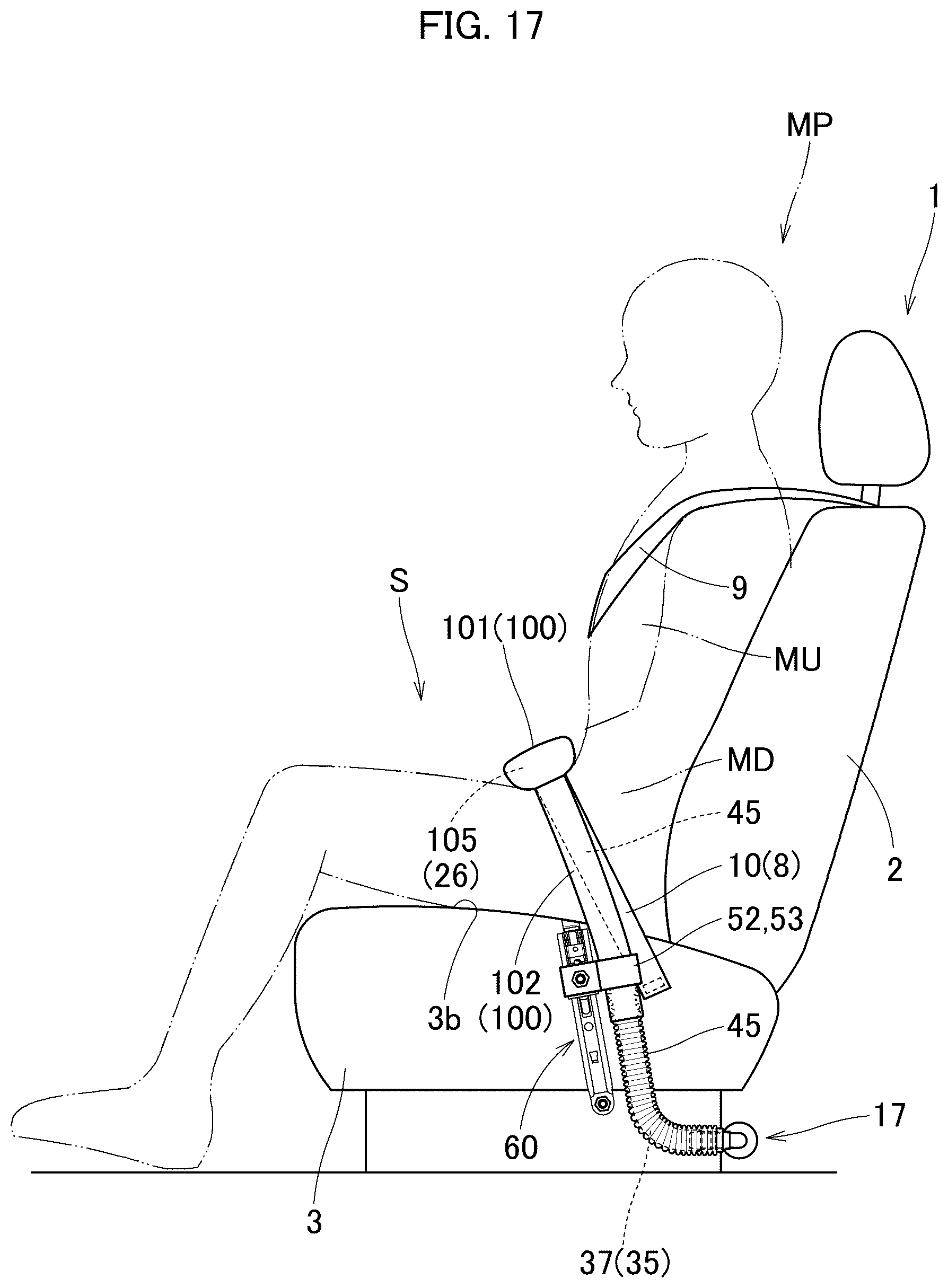 Patent US12325377 Figure 15 – Occupant protection device