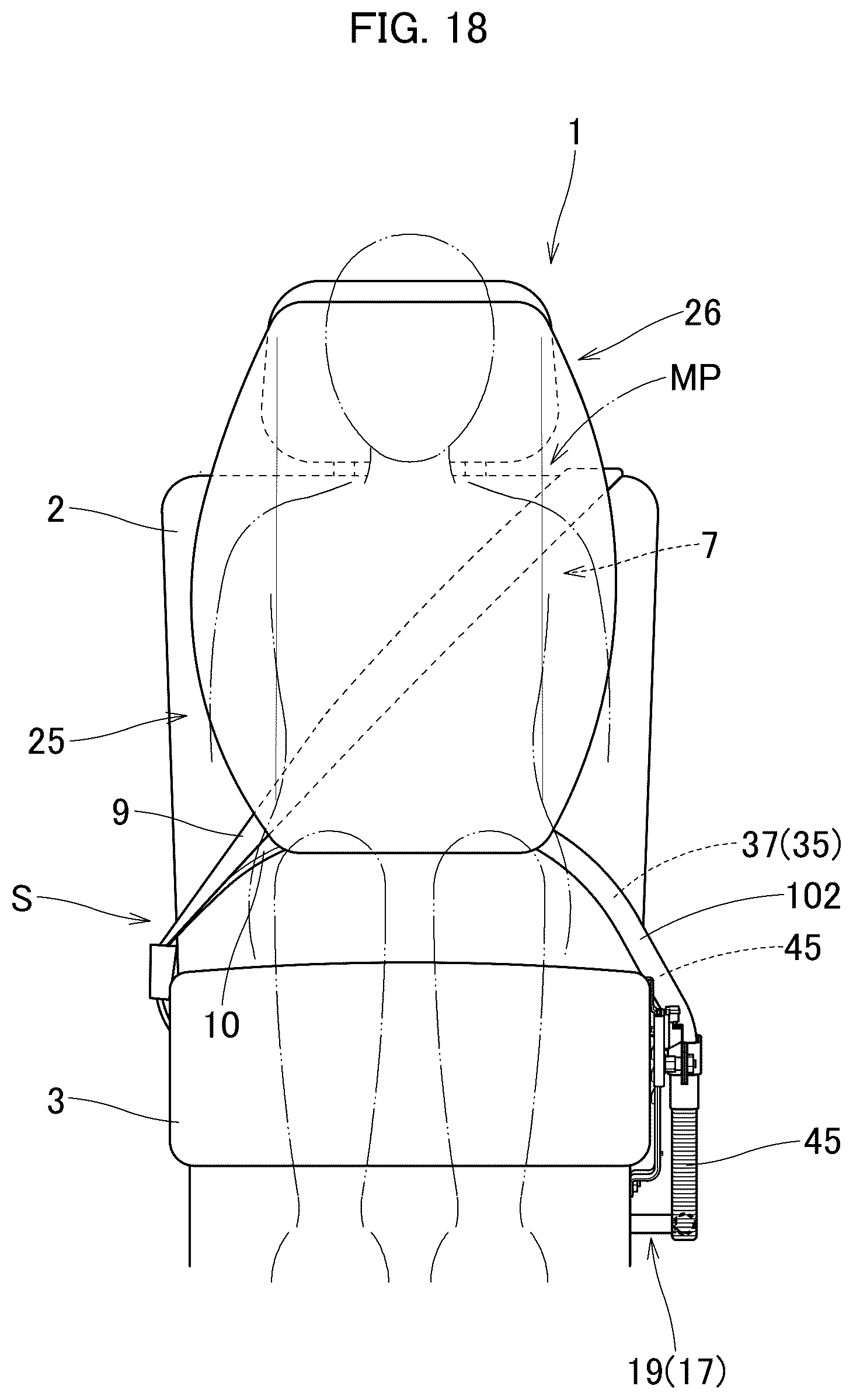 Patent US12325377 Figure 16 – Occupant protection device