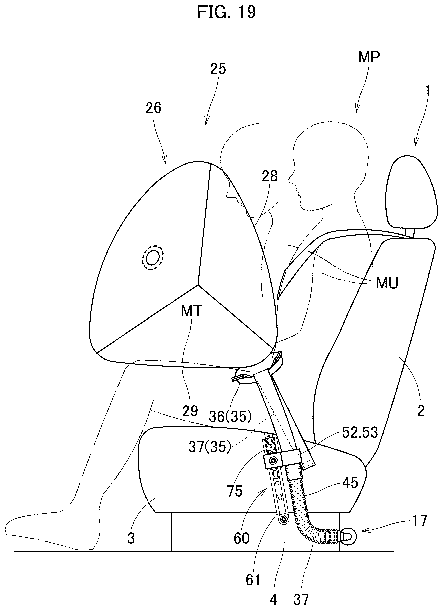 Patent US12325377 Figure 17 – Occupant protection device