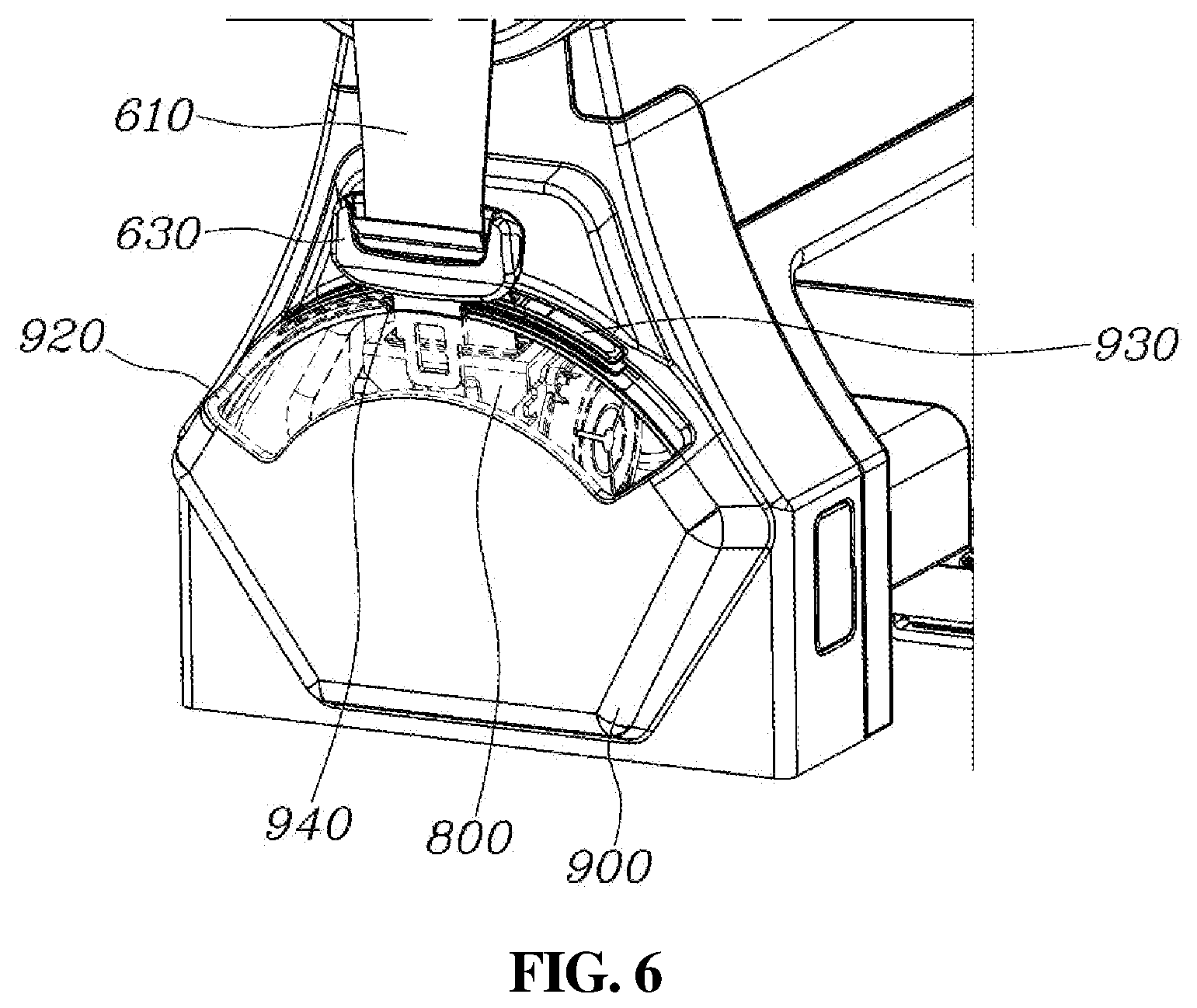 Patent US12325379 Figure 7 – Direction changeable seat with movable seatbelt fixing position for vehicle