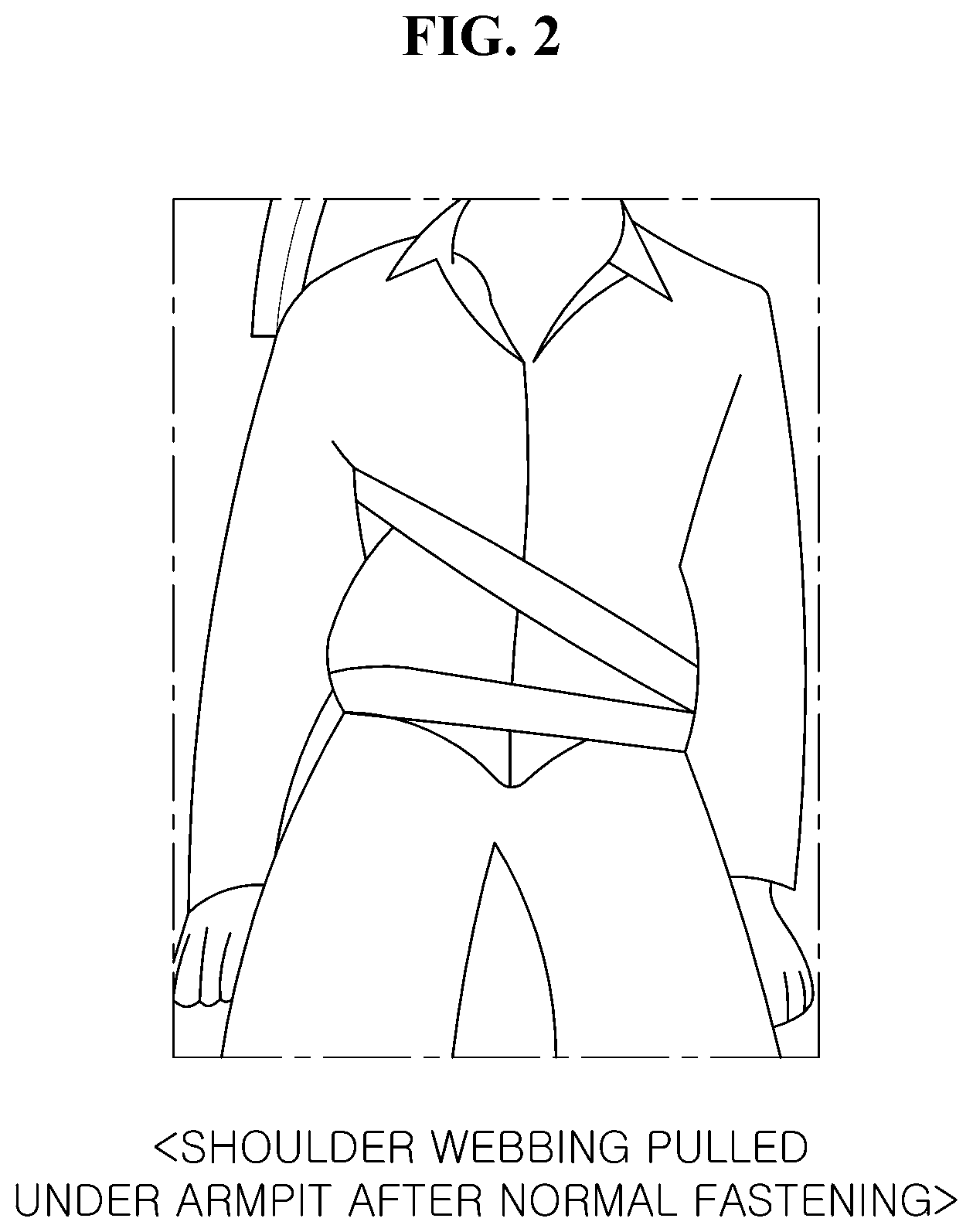 Patent US12325380 Figure 2 – Methods and system for detecting misuse of seat belts