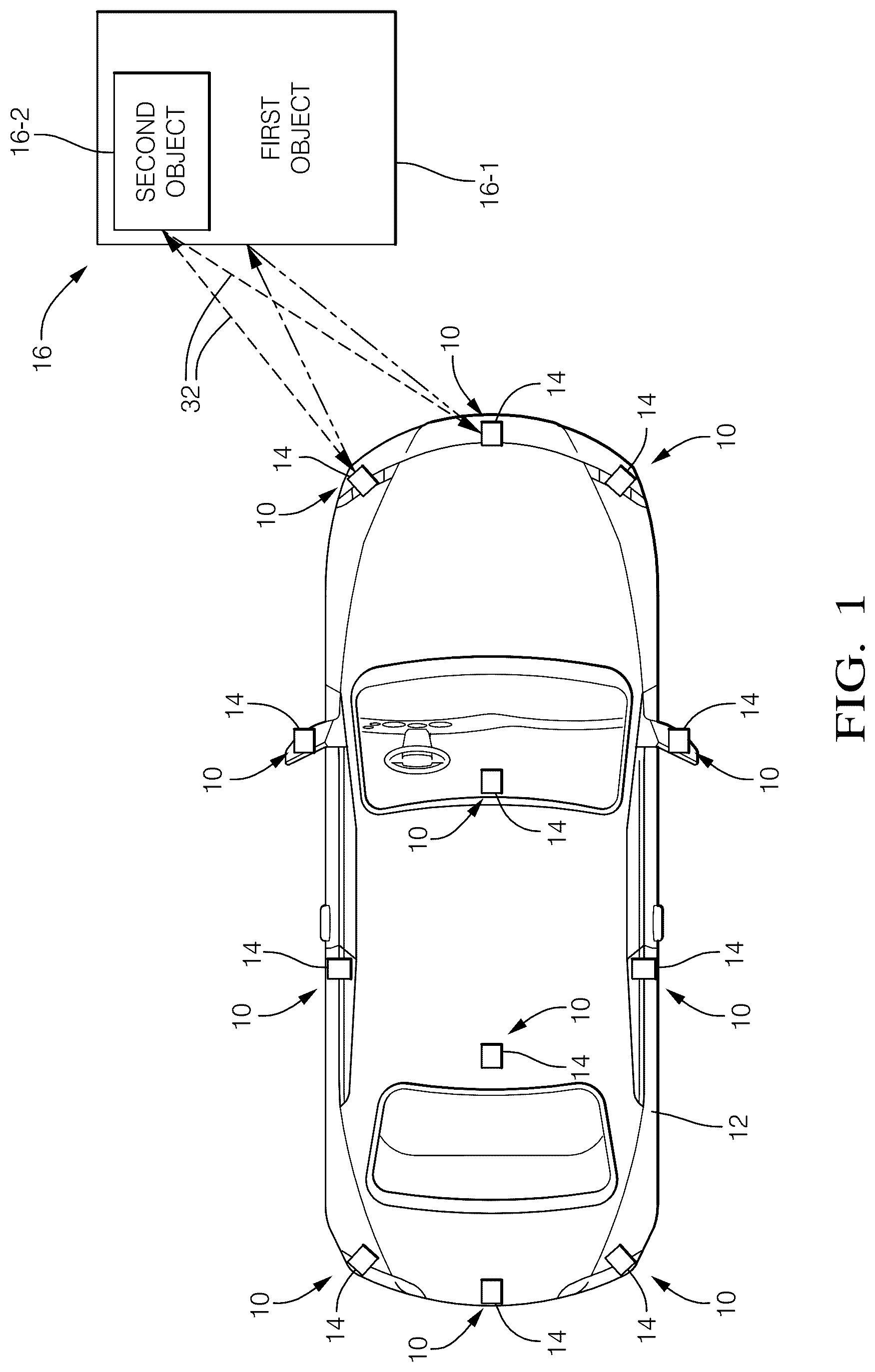Patent US12325381 Figure 1 – Detection device