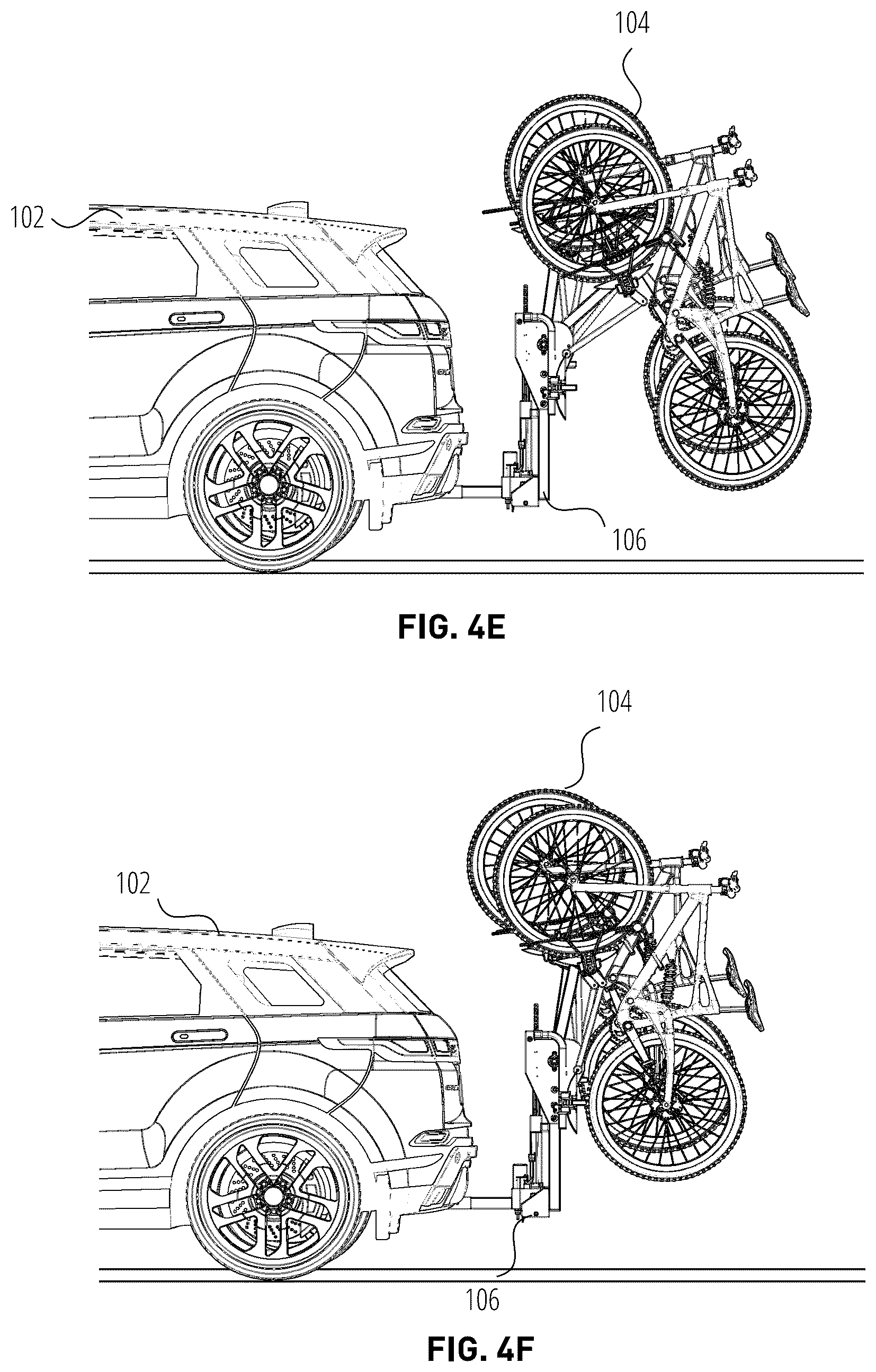 Patent US12325383 Figure 6 – Motorized rack for a vehicle