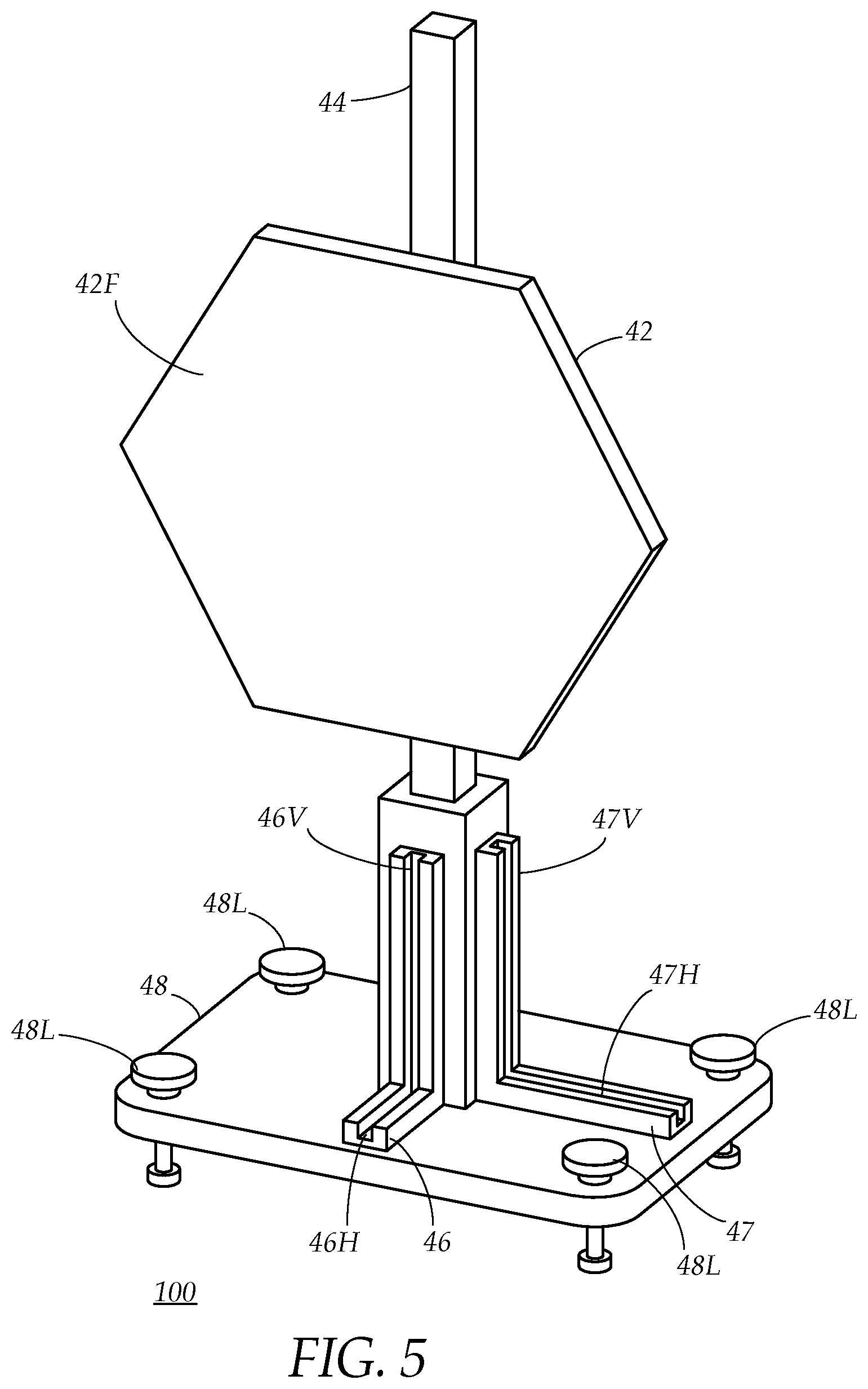 Patent US12325385 Figure 6 – Vehicle sensor calibration target alignment system