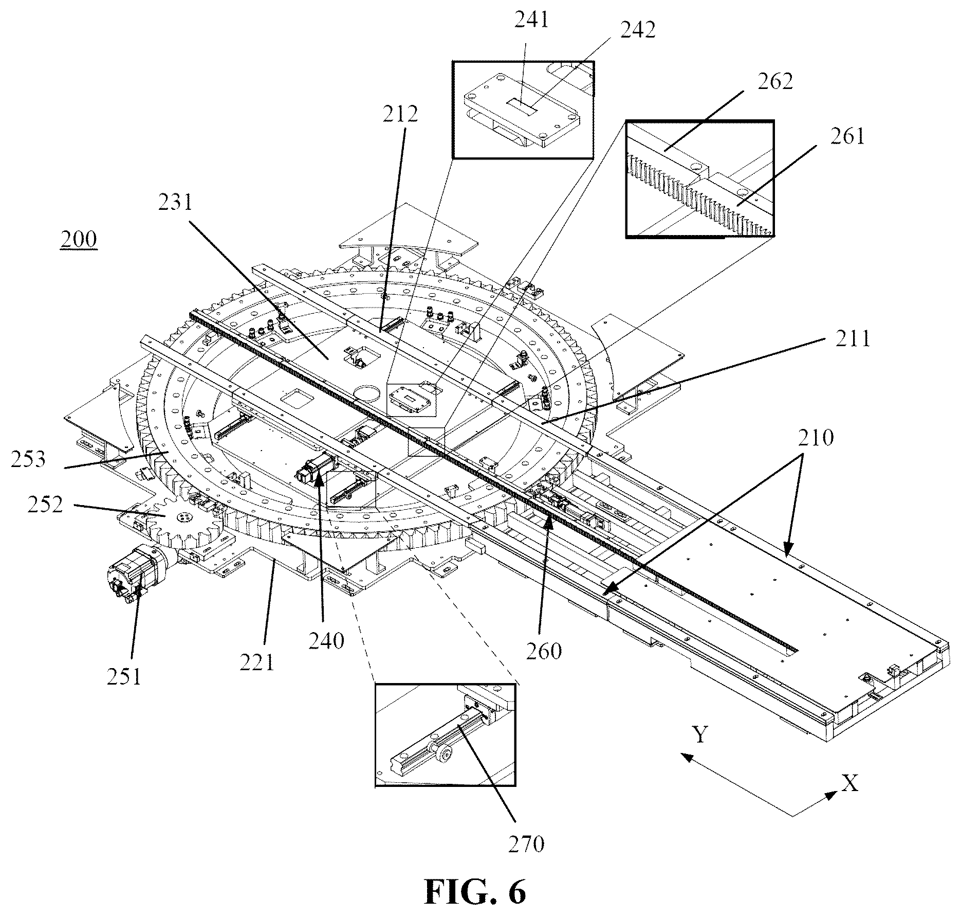 Patent US12325386 Figure 6 – Battery swapping platform and battery swapping station