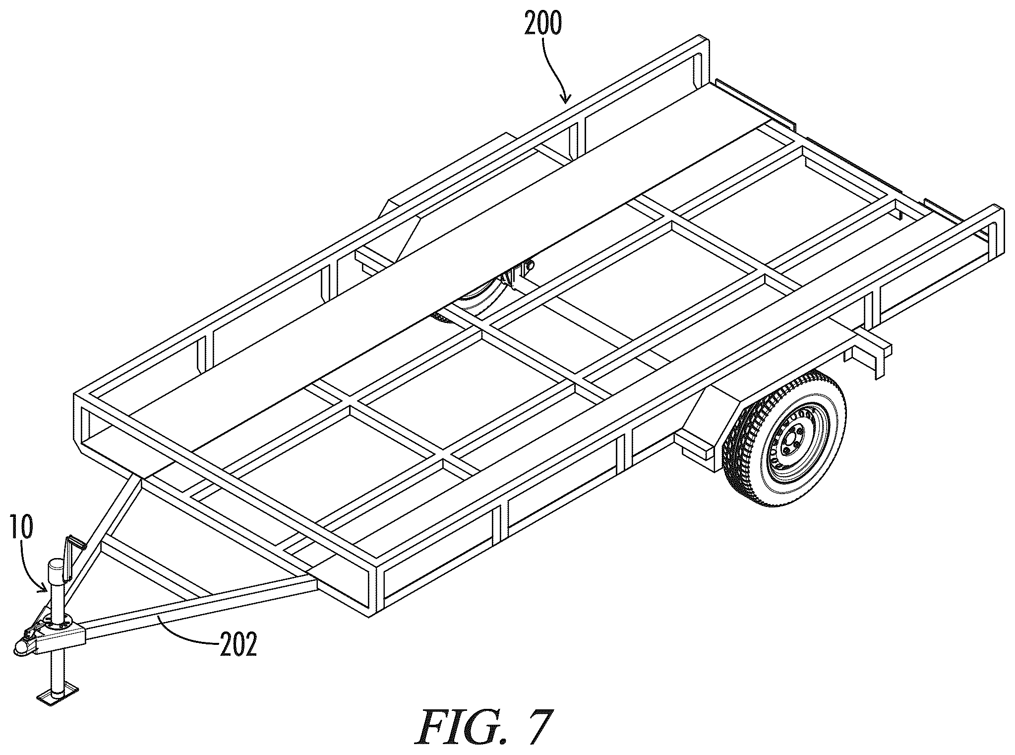 Patent US12325388 Figure 7 – Trailer jack