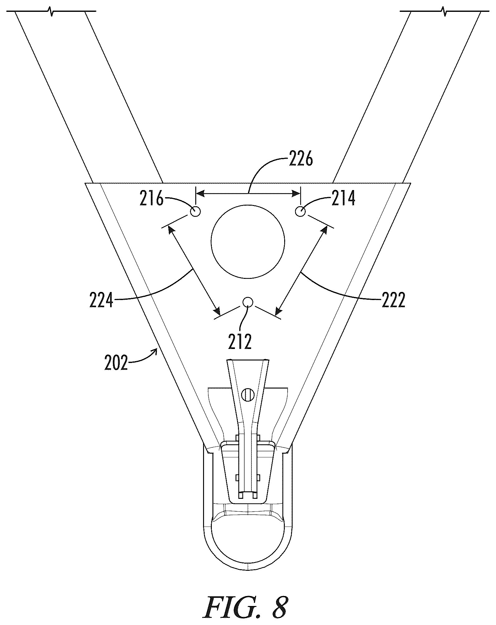 Patent US12325388 Figure 8 – Trailer jack