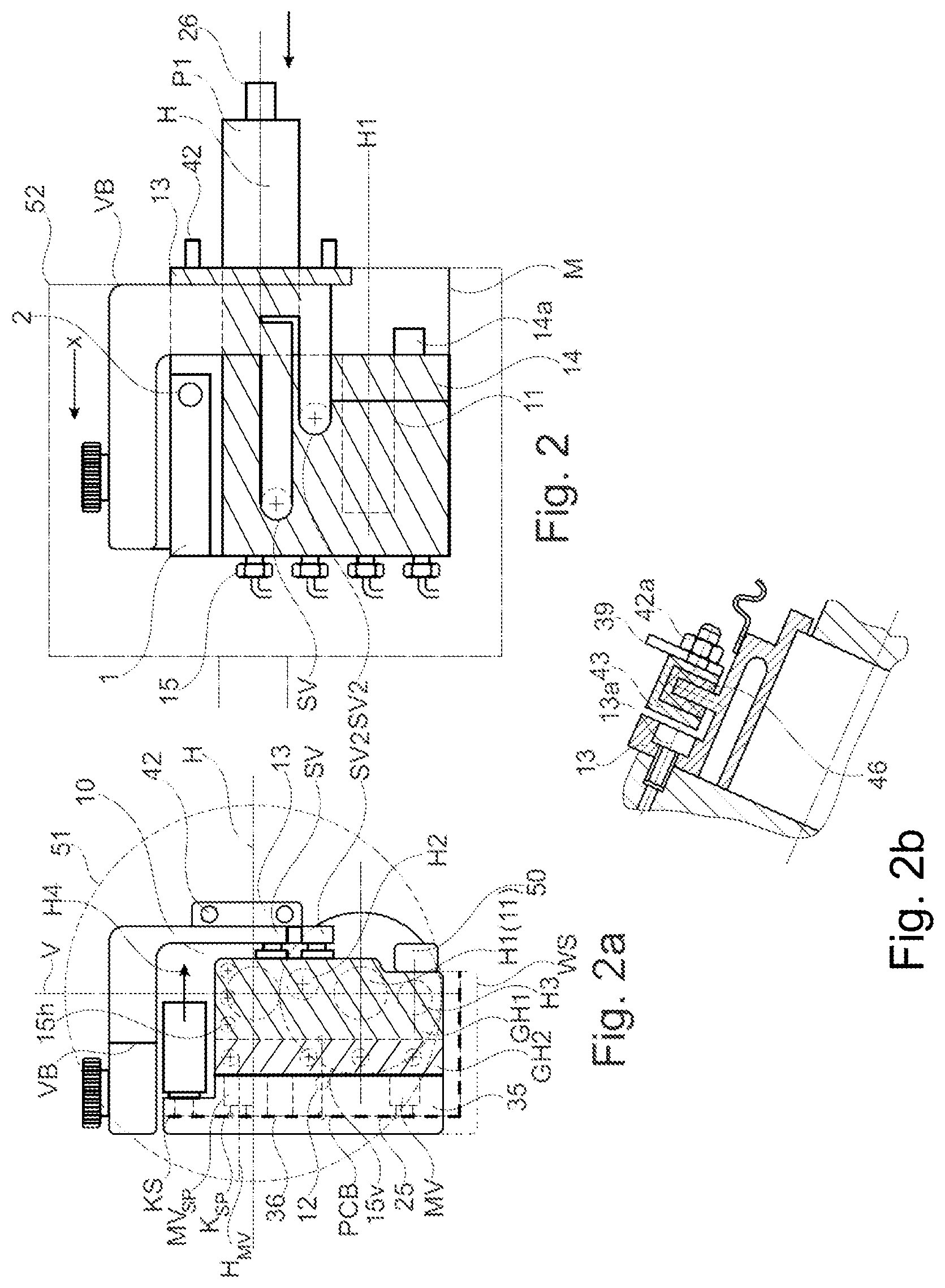 Patent US12325389 Figure 2 – Actuation device for a hydraulic actuation system, in particular a motor vehicle brake or an electrified clutch actuator, optionally with gear actuator