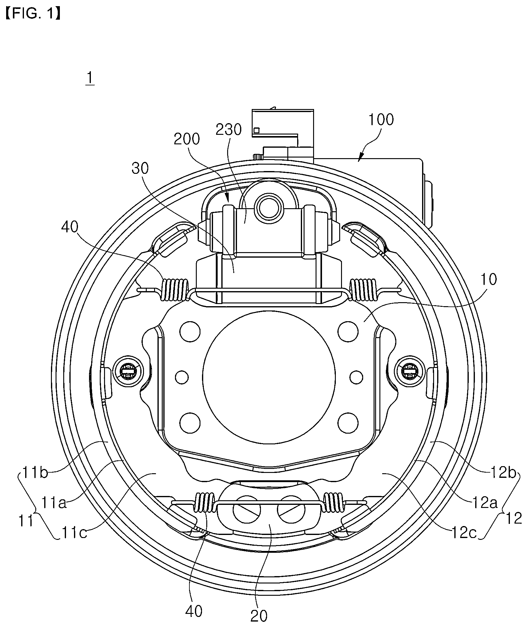 Patent US12325395 Figure 1 – Electric parking brake and vehicle having the same