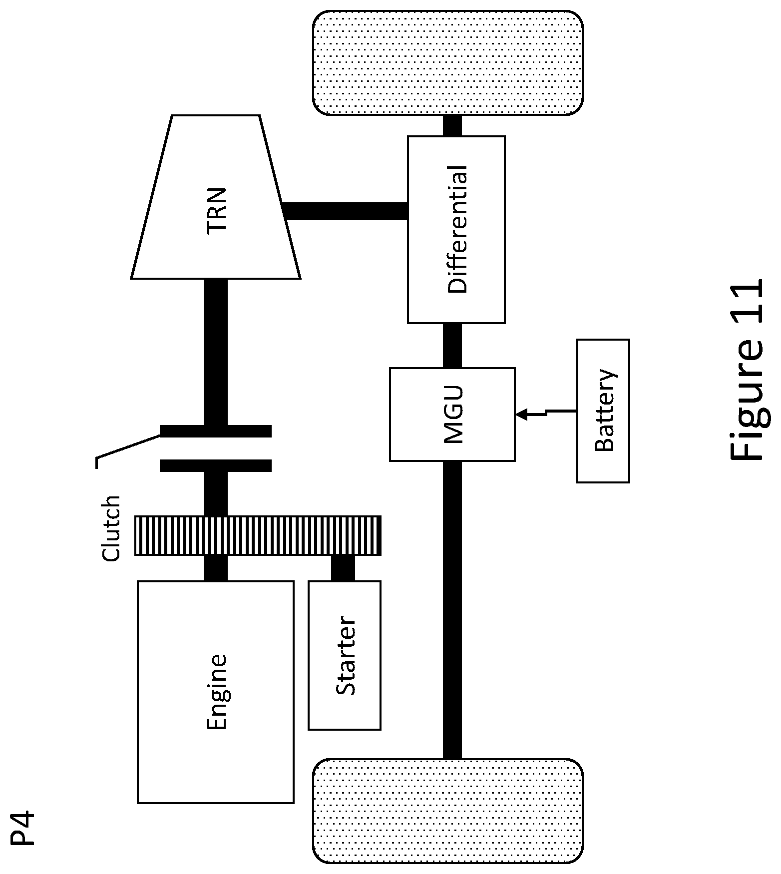 Patent US12325410 Figure 11 – Energy efficient predictive power split for hybrid powertrains