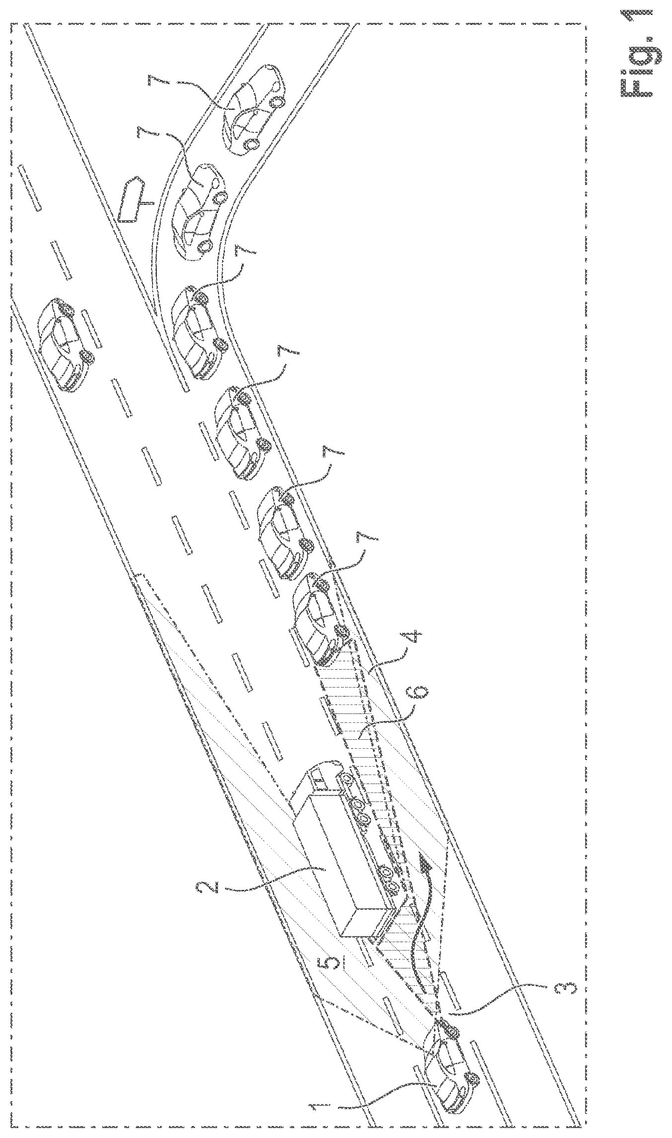 Patent US12325423 — Method for operating a lane change assistance system of a motor vehicle, and lane change assistance system — Figure 1