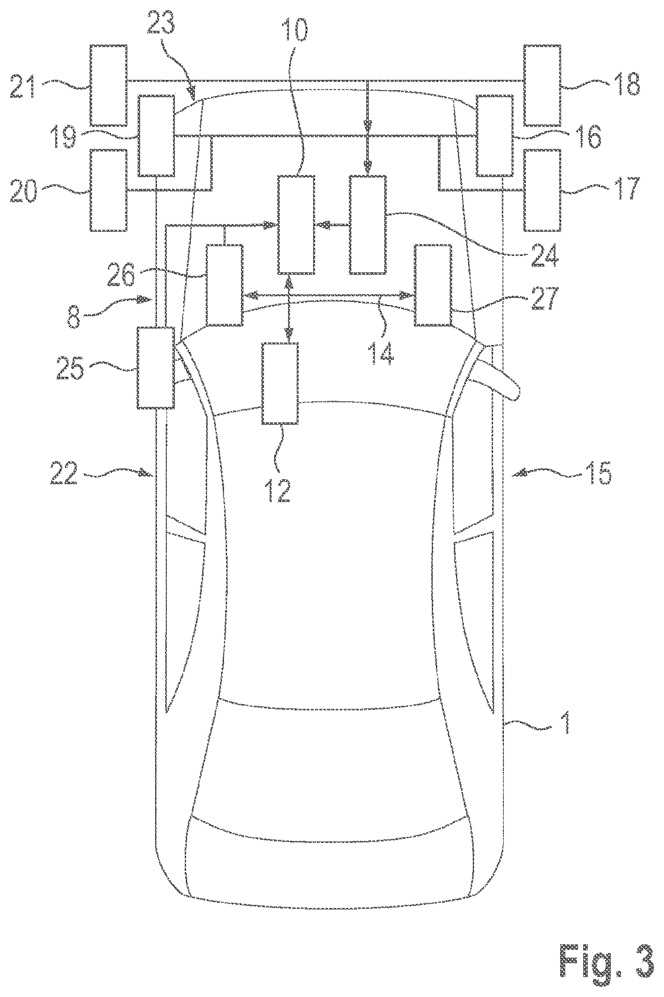 Patent US12325423 Figure 3 – Method for operating a lane change assistance system of a motor vehicle, and lane change assistance system