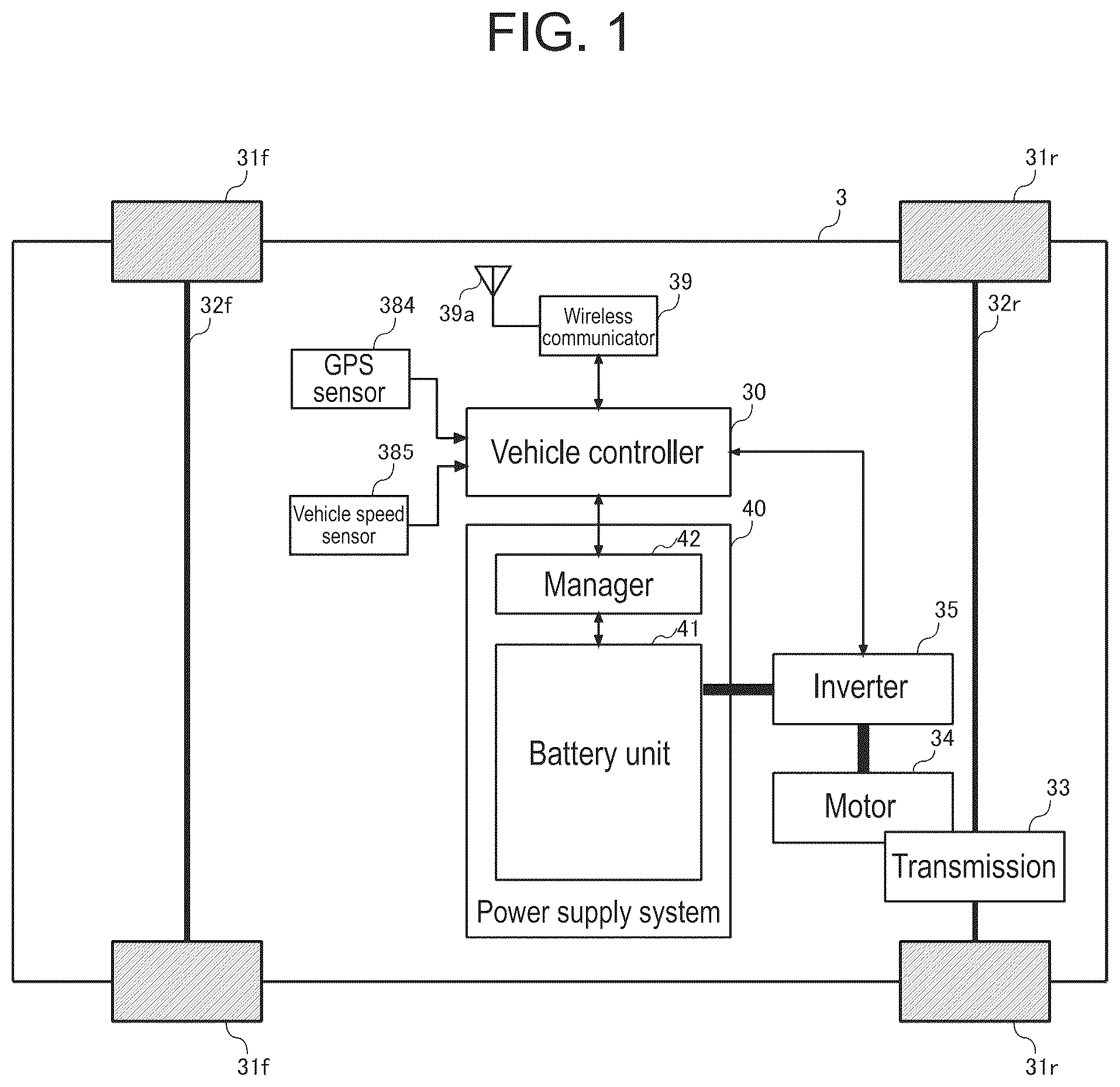 Patent US12325433 Figure 1 – Failure prediction system, failure prediction method, and failure prediction program
