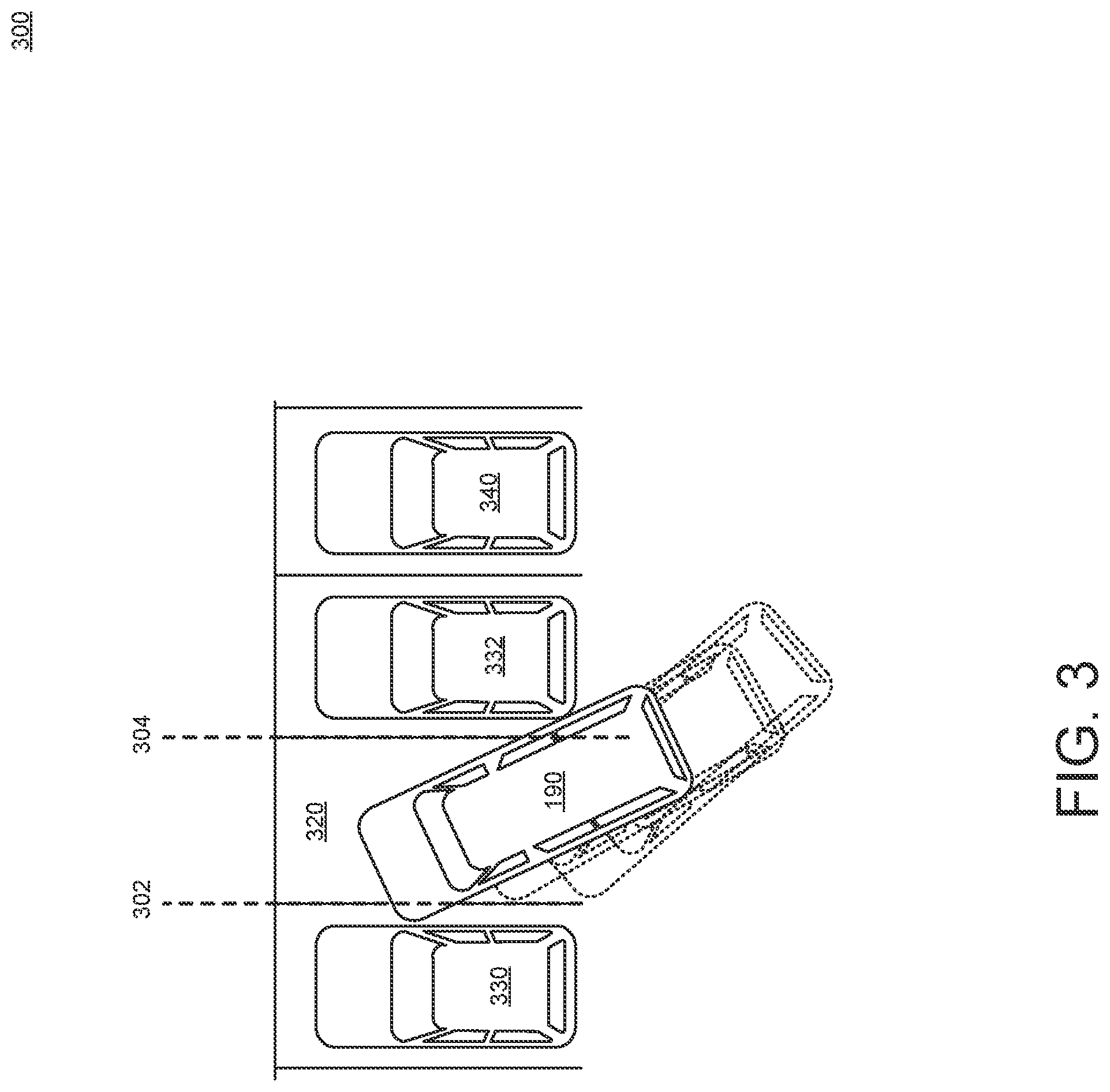 Patent US12325435 Figure 3 – Control activation of an autonomous navigation function of a vehicle