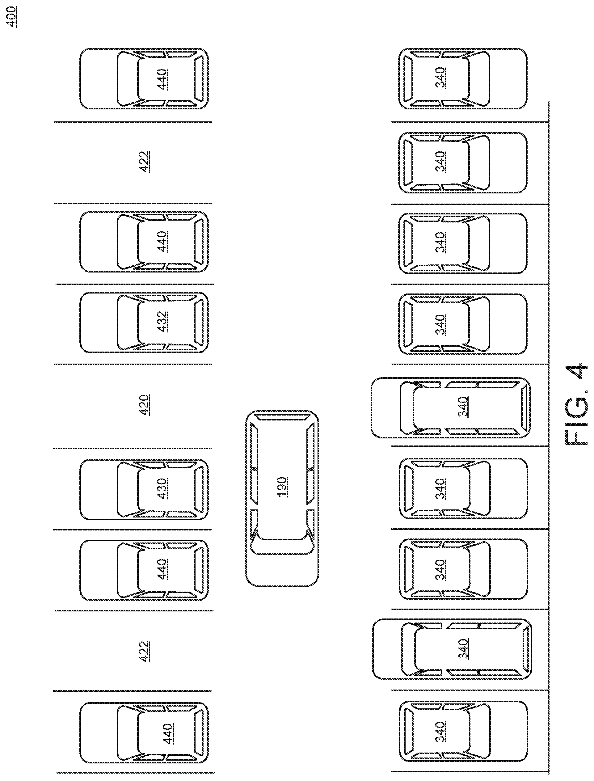 Patent US12325435 Figure 4 – Control activation of an autonomous navigation function of a vehicle
