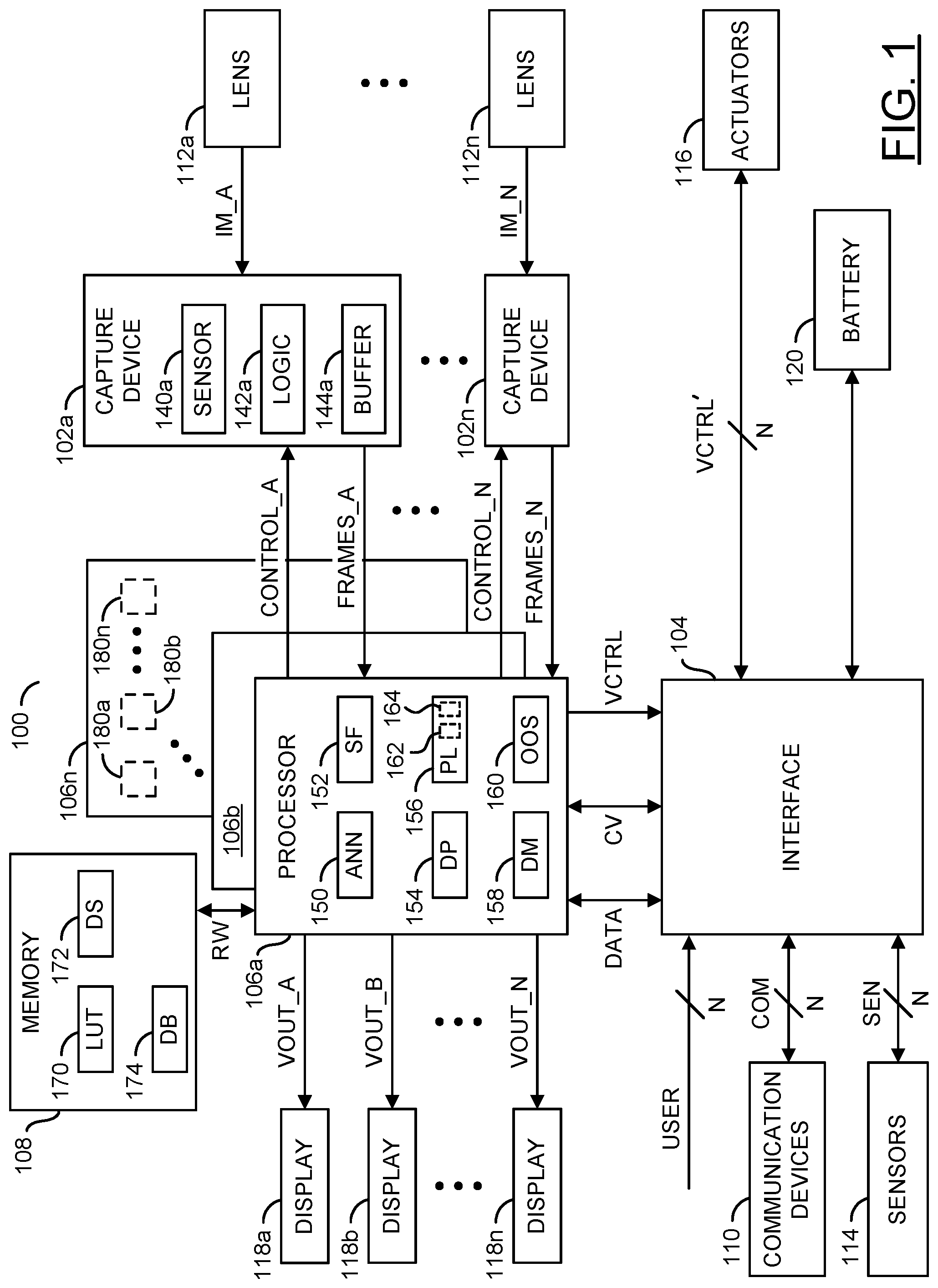 Patent US12325436 Figure 1 – Dynamic actuation map using neural network fed by visual odometry